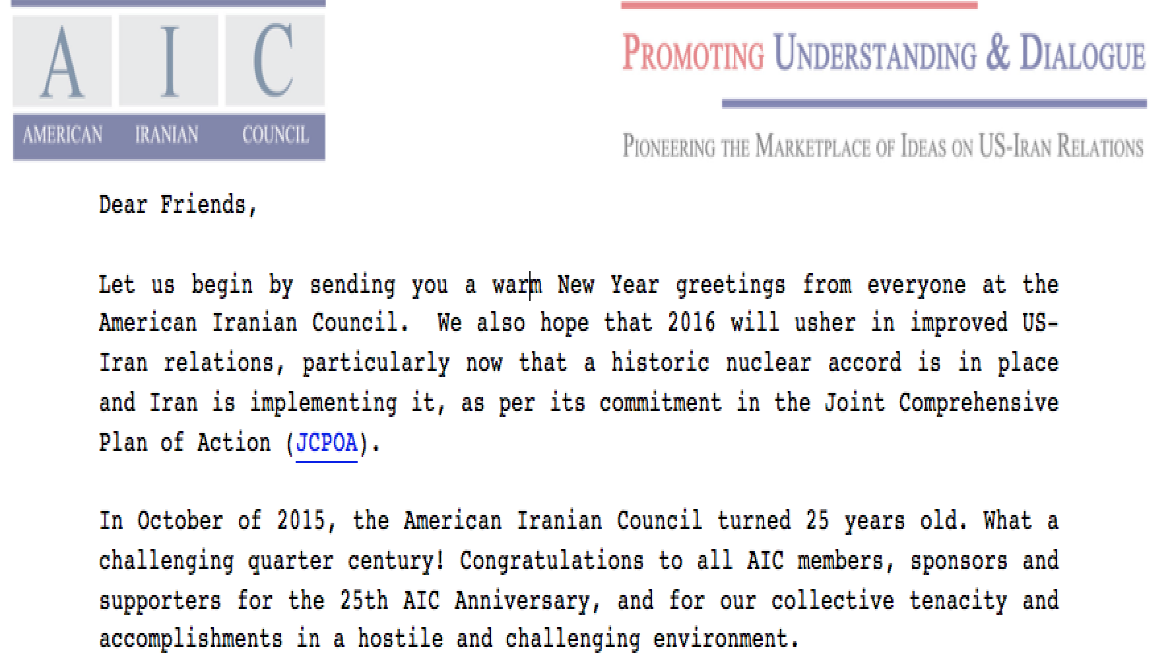 New Year Greetings & 25 Years of AIC