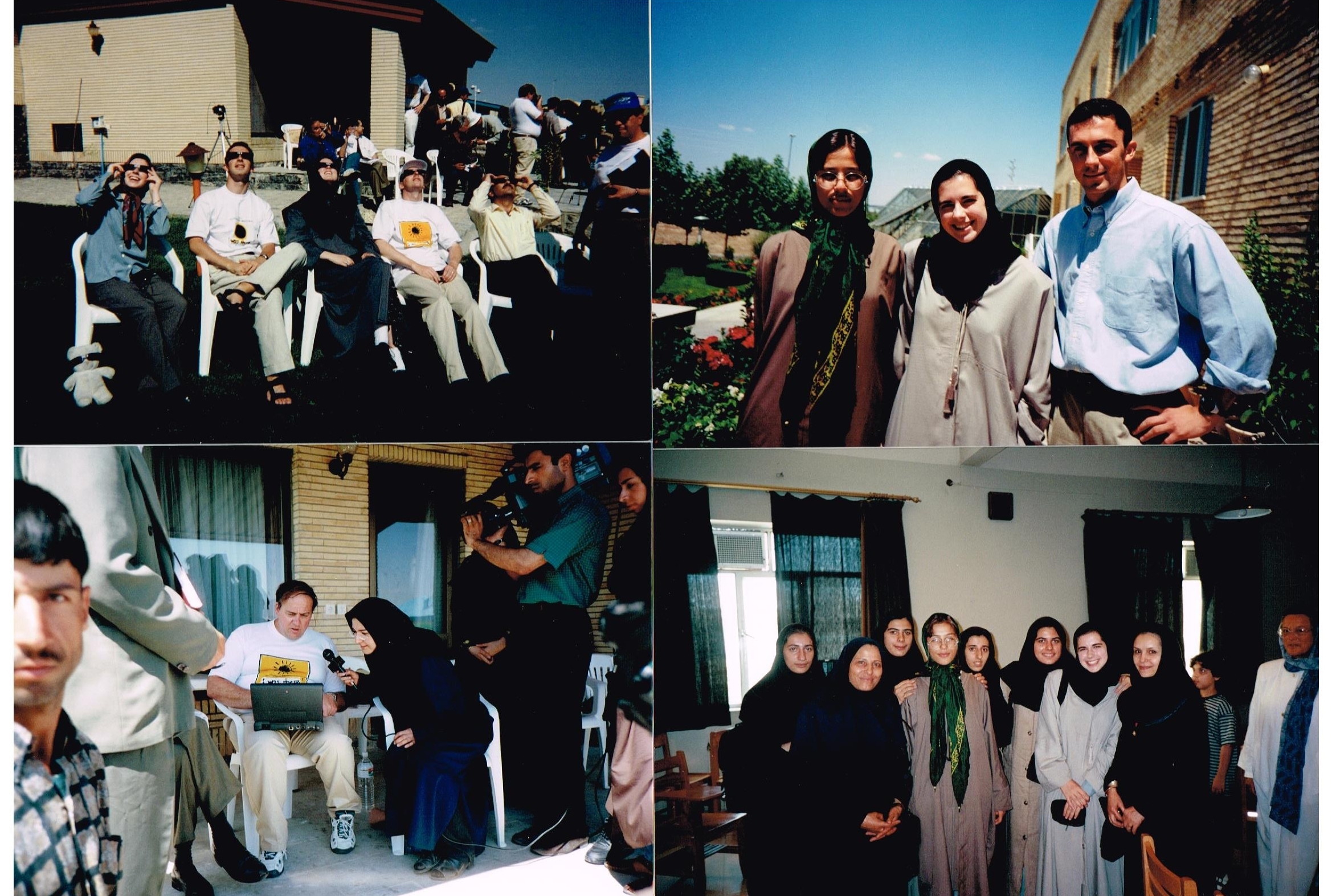 Pictures from my 1999 trip to Iran, including one of Dr. Alan Hale (of Hale-Bopp comet fame) being interviewed by local media on the bottom left.