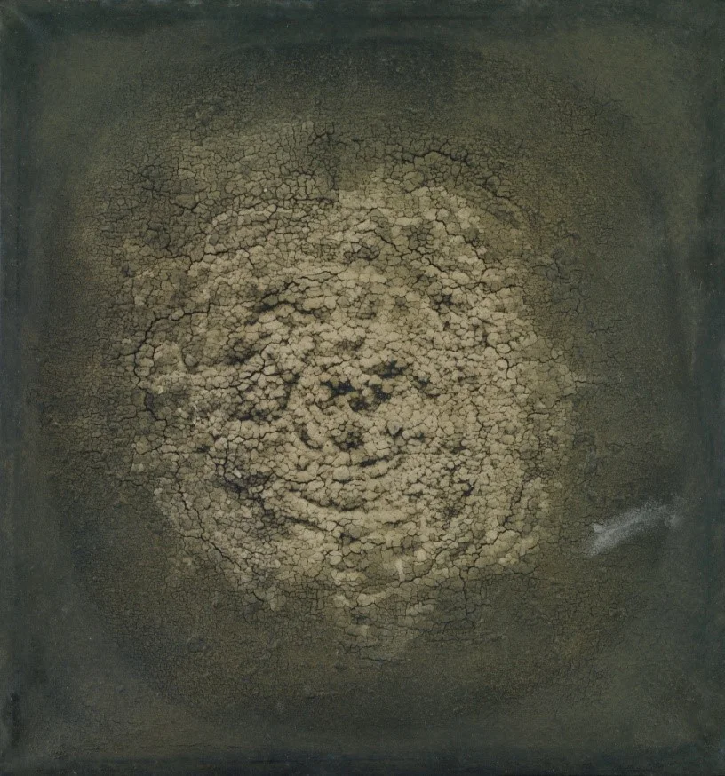 Fig. 7 C/O MOMA Untitled , 1963, Dried earth on canvas