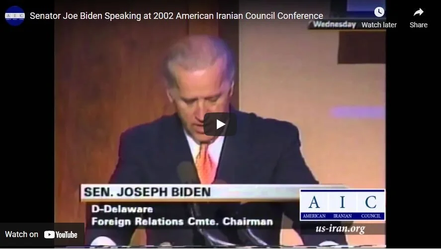 Joe Biden’s 2002 Speech to AIC a Focus of Recent Politico Analysis