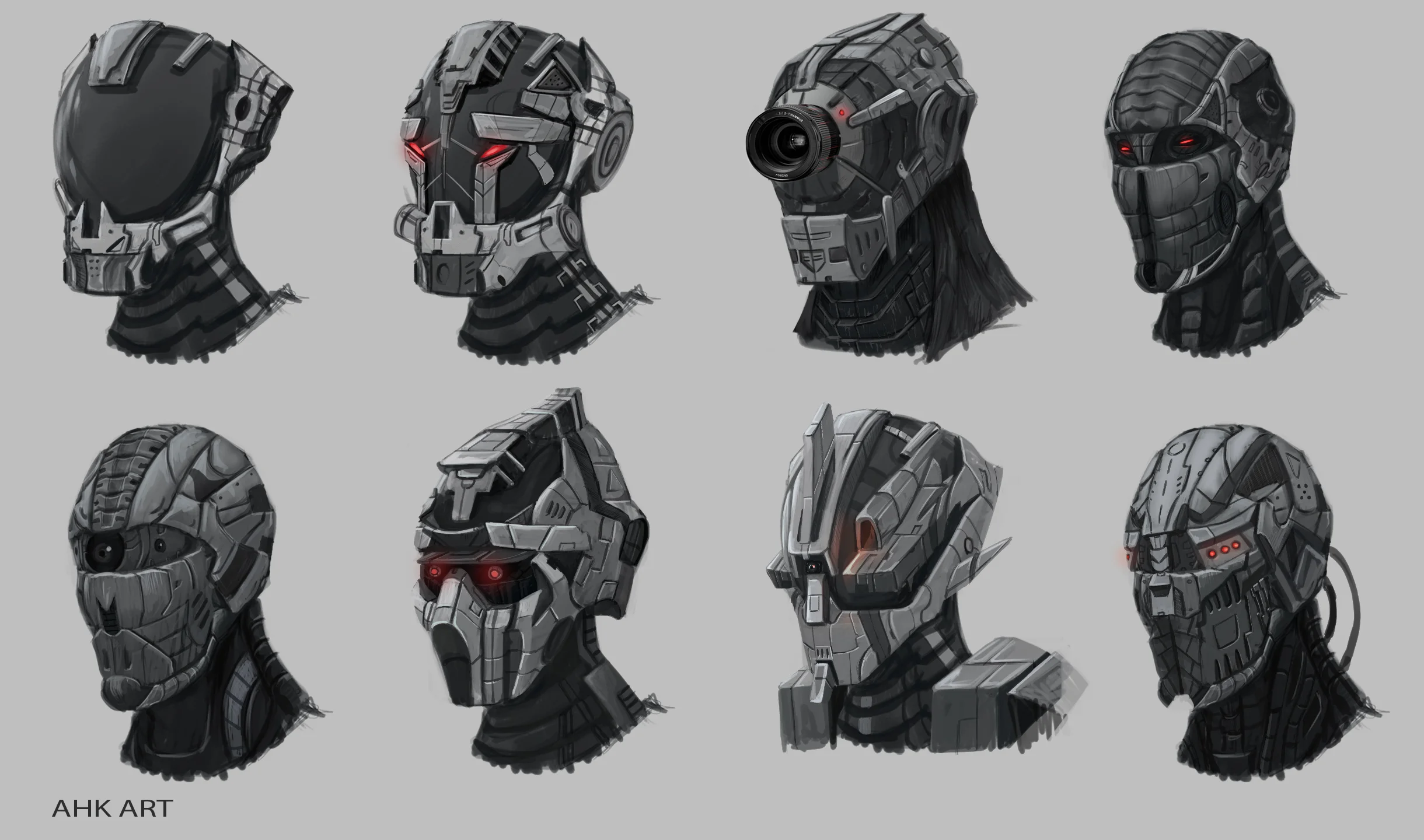robot head design