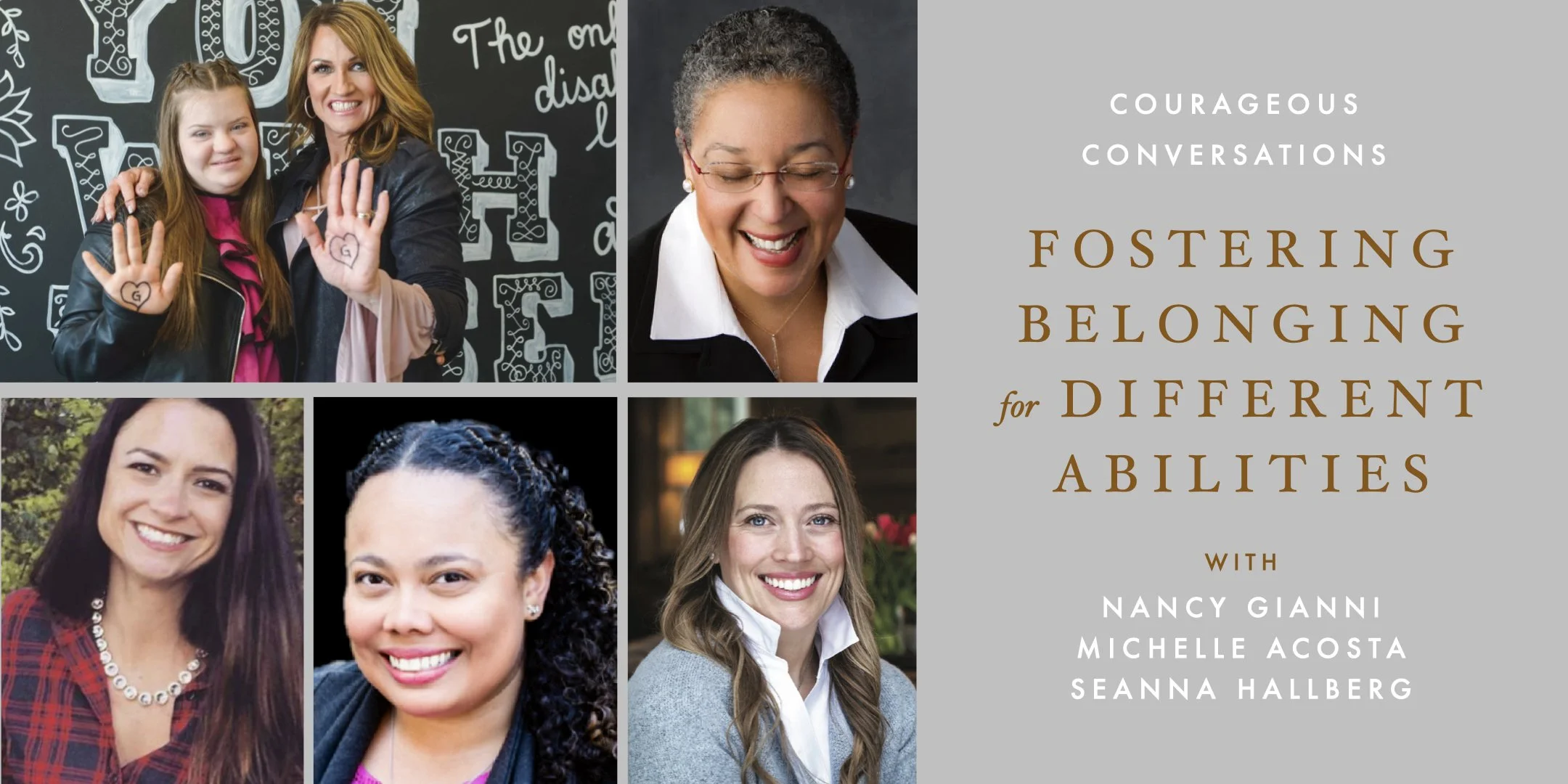 COURAGEOUS CONVERSATIONS: FOSTERING BELONGING FOR DIFFERENT ABILITIES