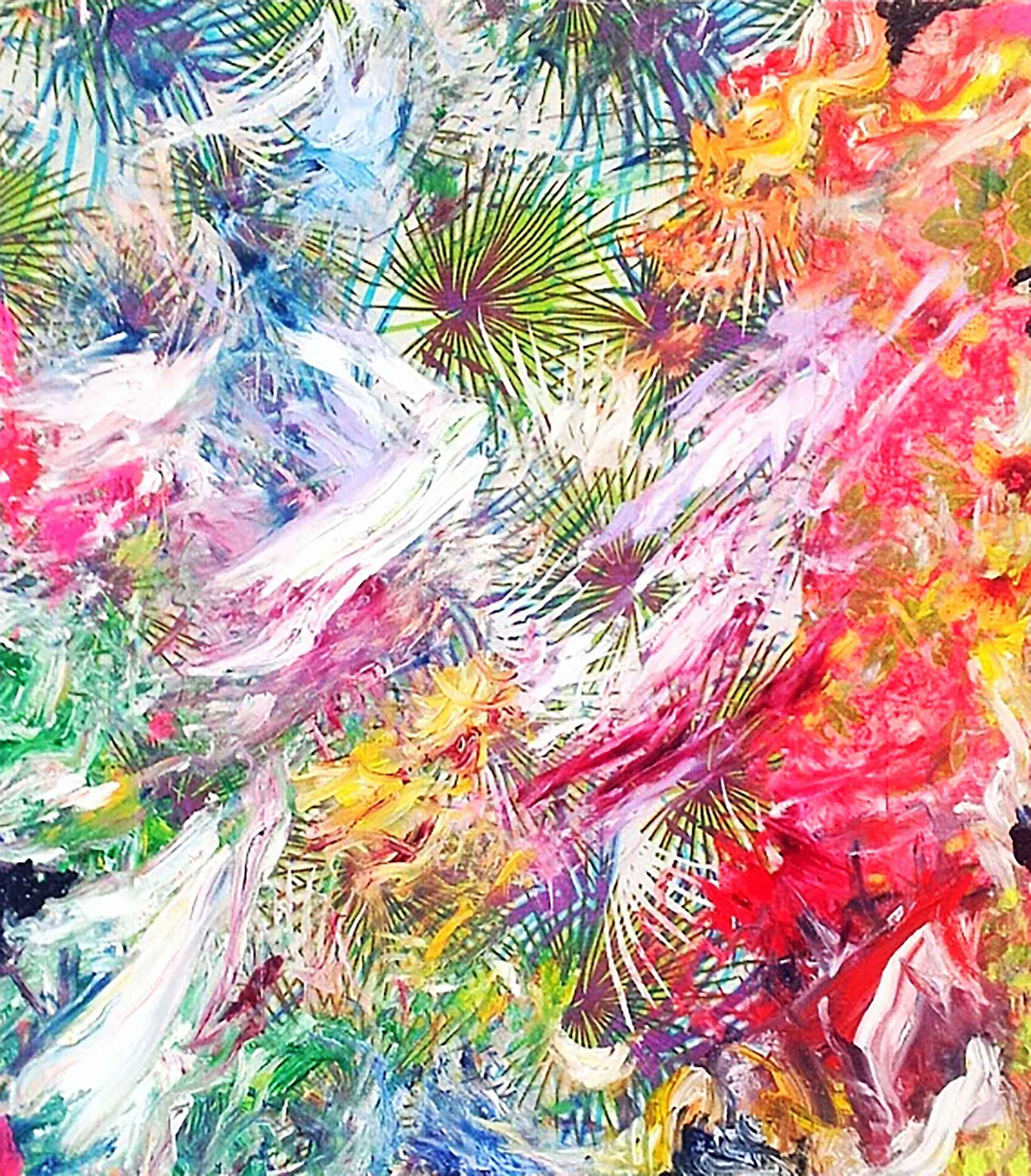"Corazón al Sol", 60"x50", 2014