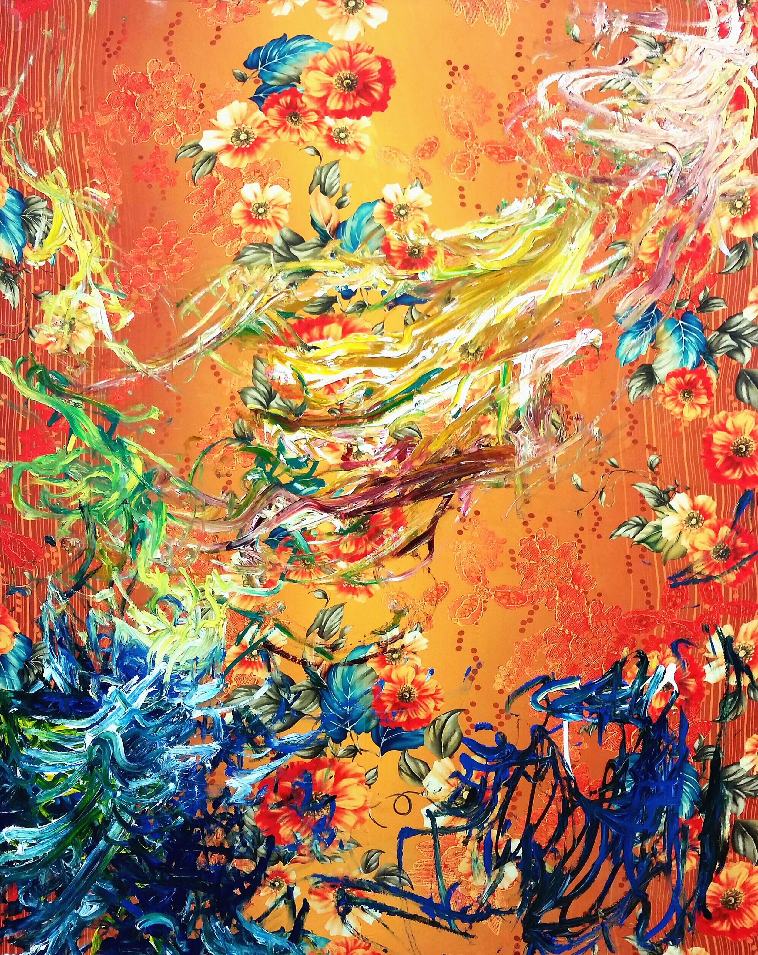 Chimaera's, 60"x50", 2016