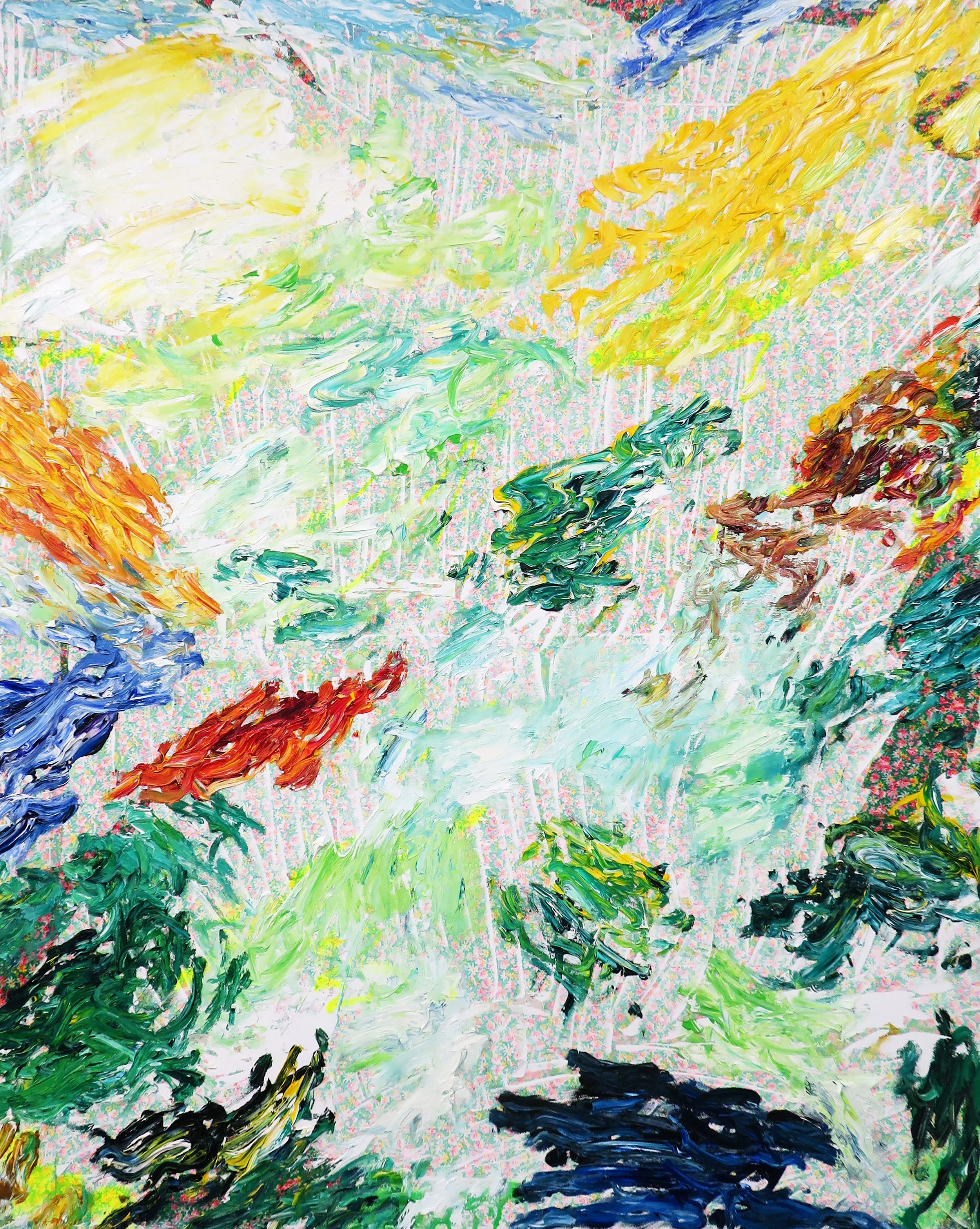 "Verde Viento", 50"x40", 2017