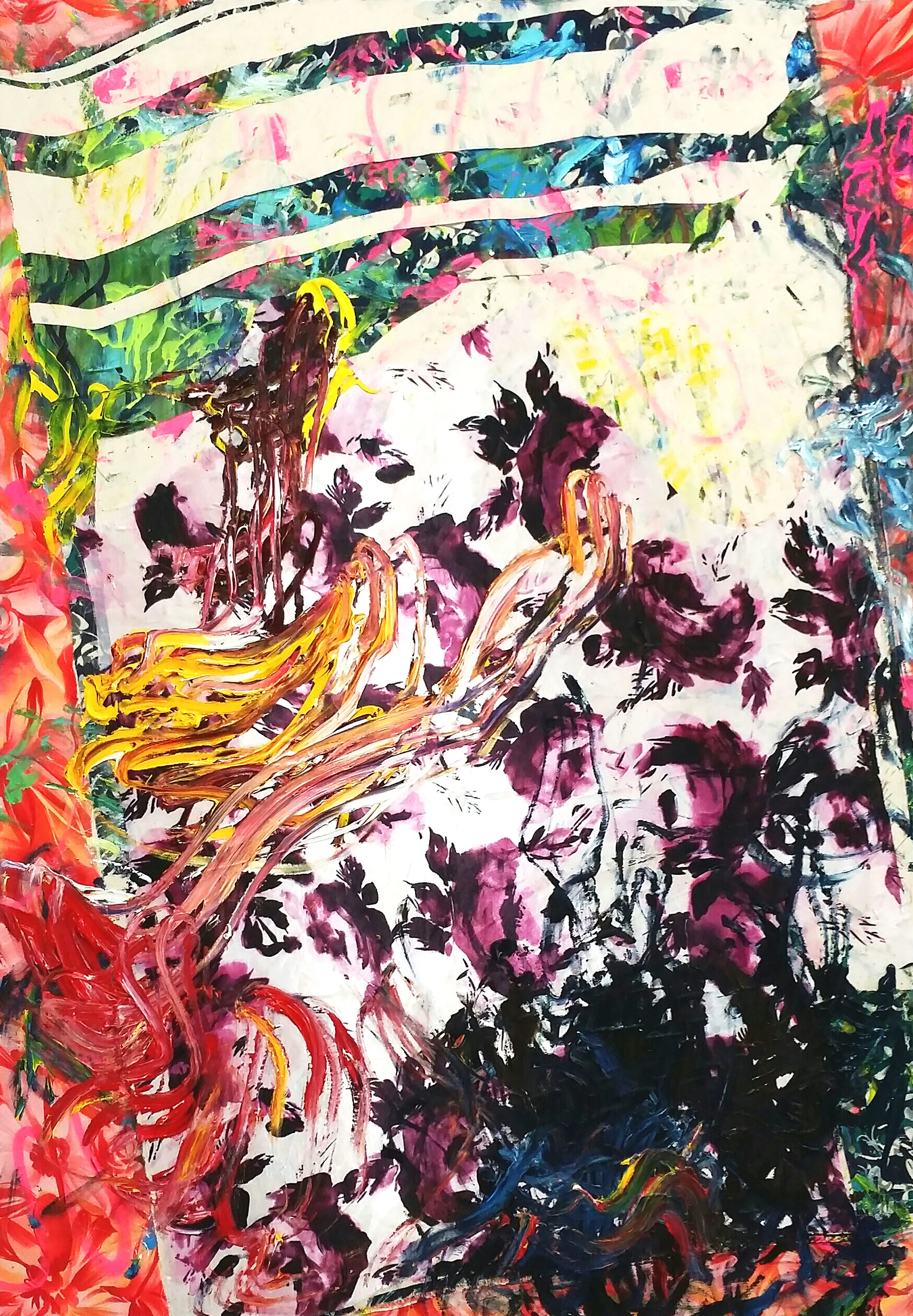 "Garden & Window", 60"x42", 2016