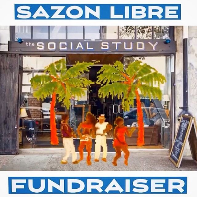 TODAY!! 12-2PM!! Tap the link in @sazonlibre bio OR login to twitch.tv/sazonlibre and shake your ass for a good cause! Sazon Libre has been giving back to the community since they started throwing parties and their newest streaming series is focusing