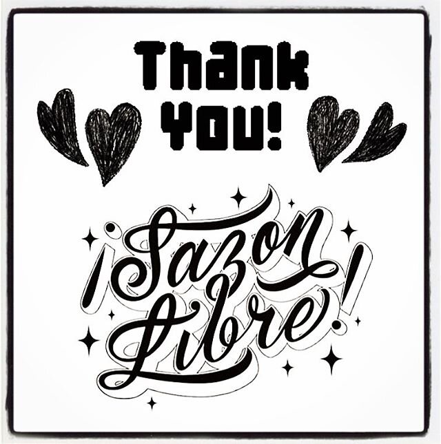 THANK YOU SO MUCH to the amazing guys @sazonlibre for putting on an incredible virtual day party fundraiser in our honor today. THANK YOU ALSO to ALL of the generous donors that helped us reach our goal today. Your generosity and kindness are exactly
