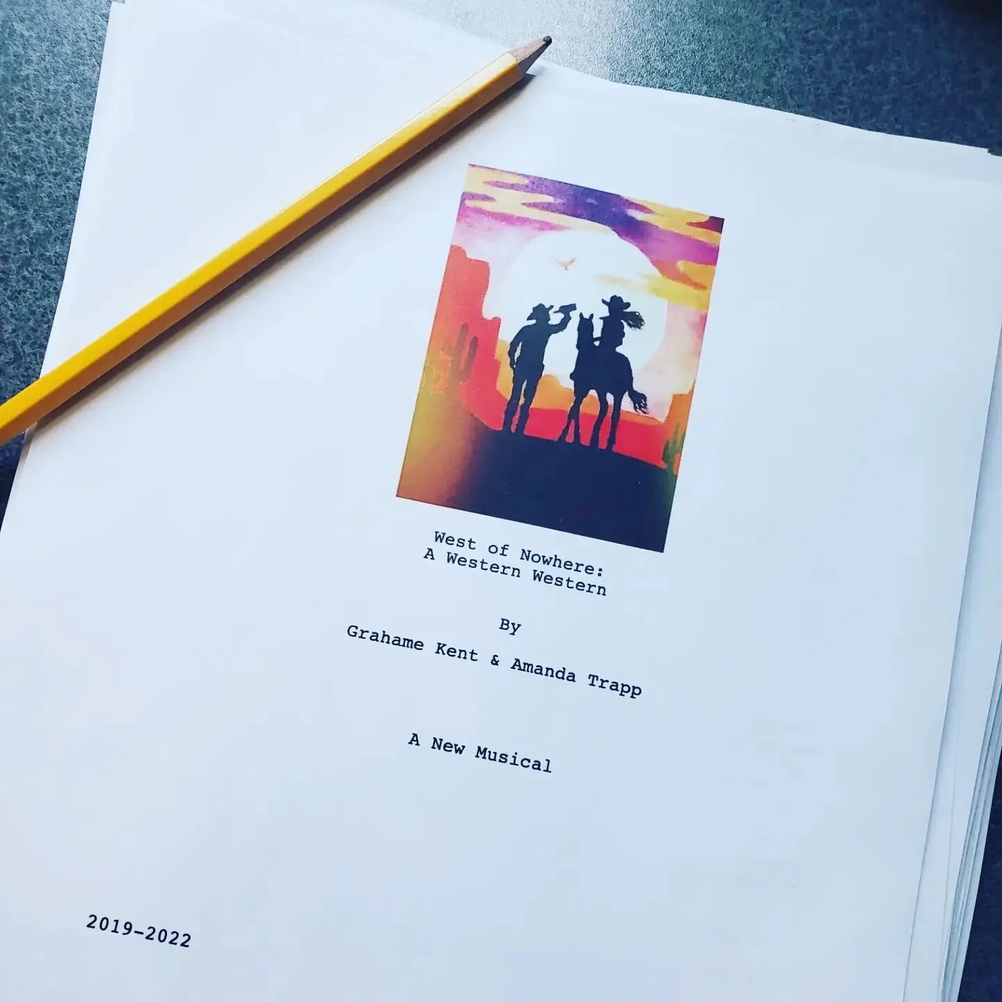 Huge thank you to @persephonetheatre for their support for West of Nowhere with the Incubator series. 
Amanda and Grahame got six days to work on this new musical with a room of incredible people. 
Also huge thank you to the team for this workshop s
