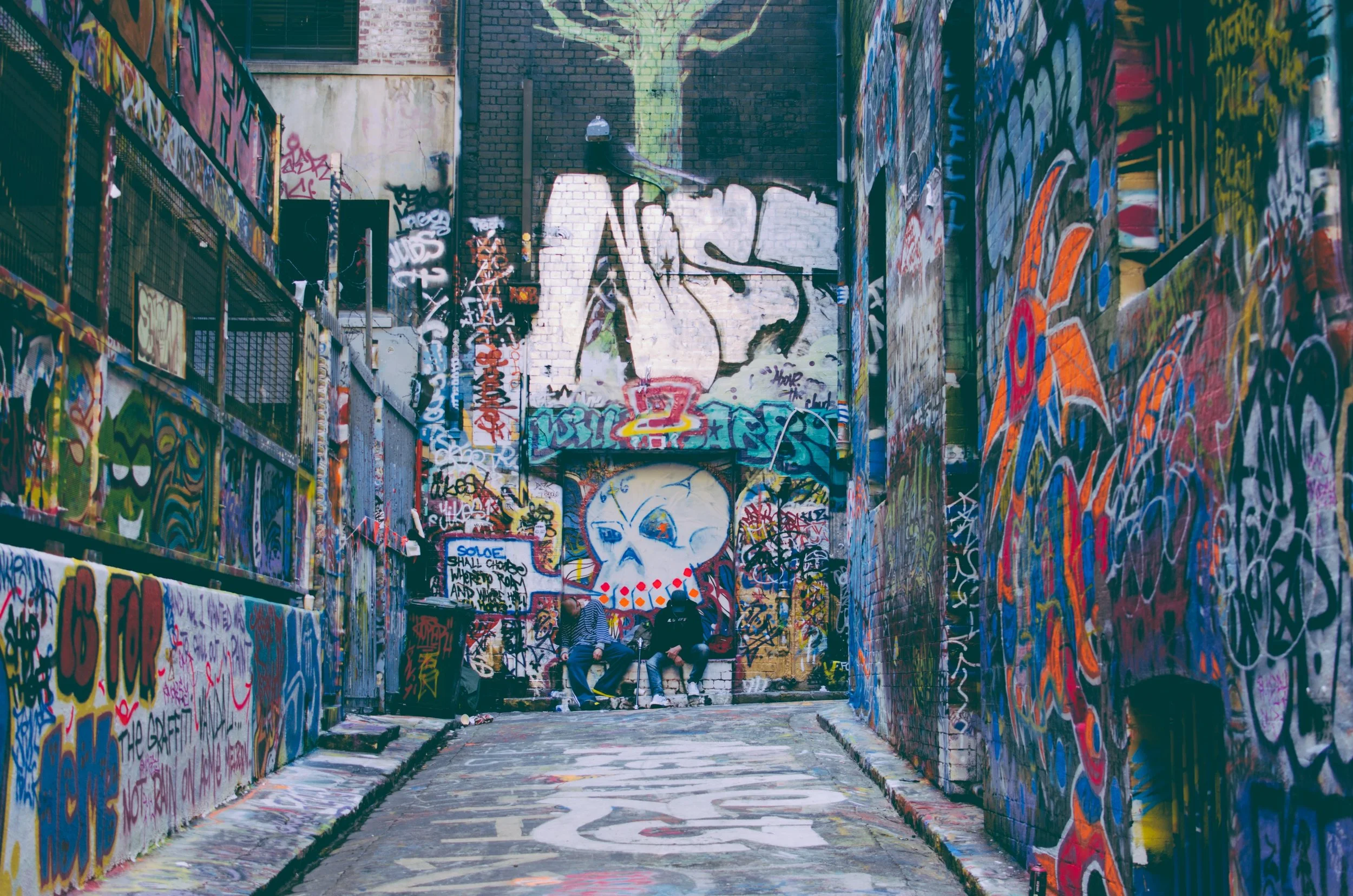 Melbourne's street art in the lane-ways