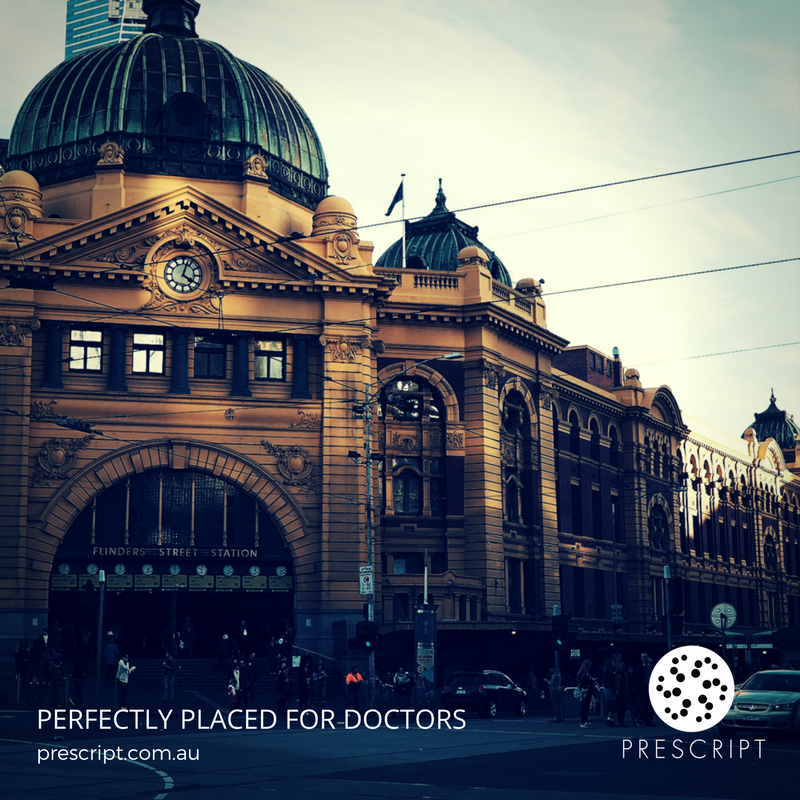 The iconic Flinders Street Station.