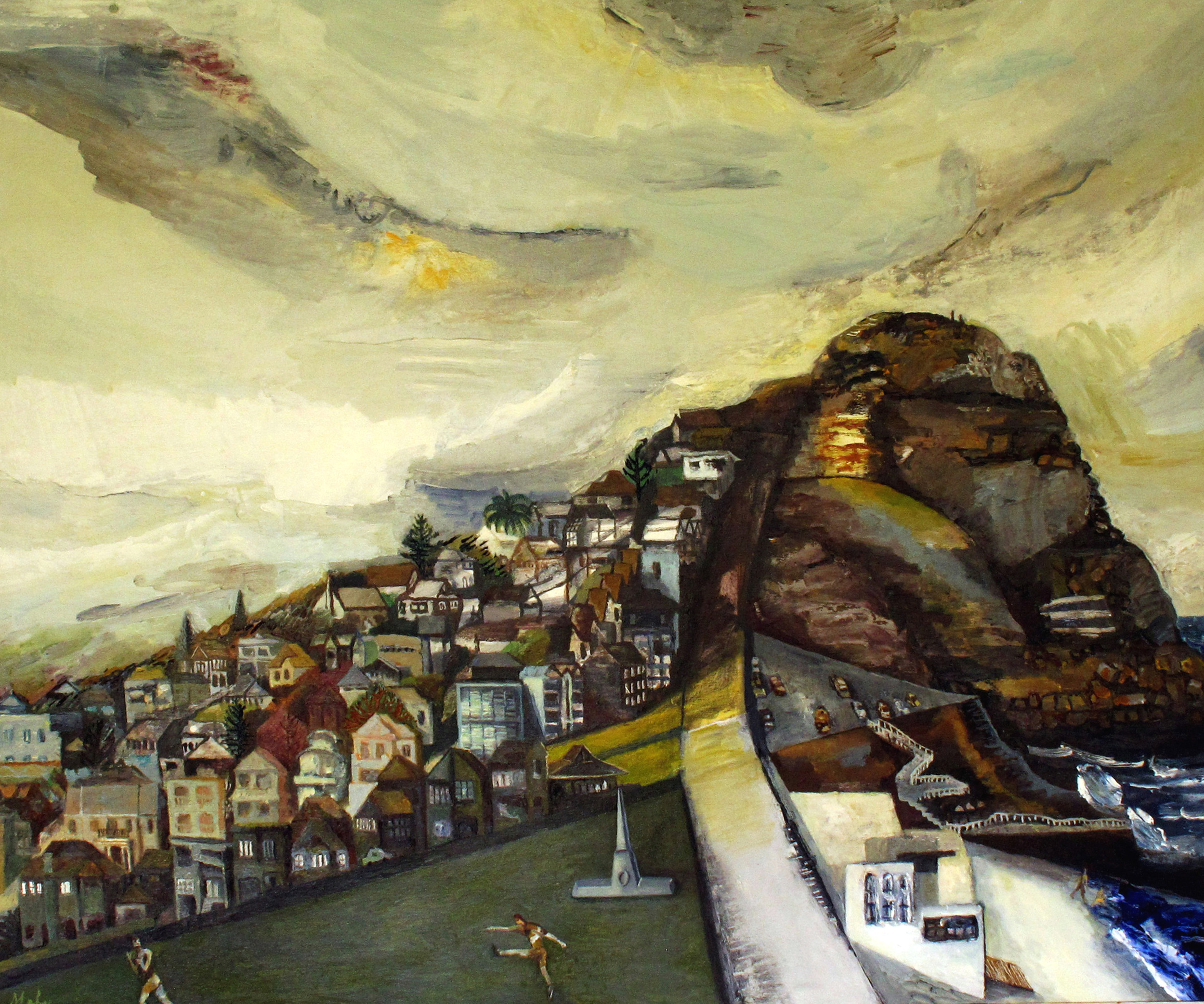 Up and Under oil on canvas 1100cm x 1800cm