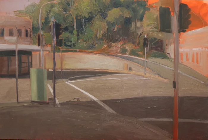 "King and Darby" 2014 Oil on Hardboard 122 X 150 cm $1200.00