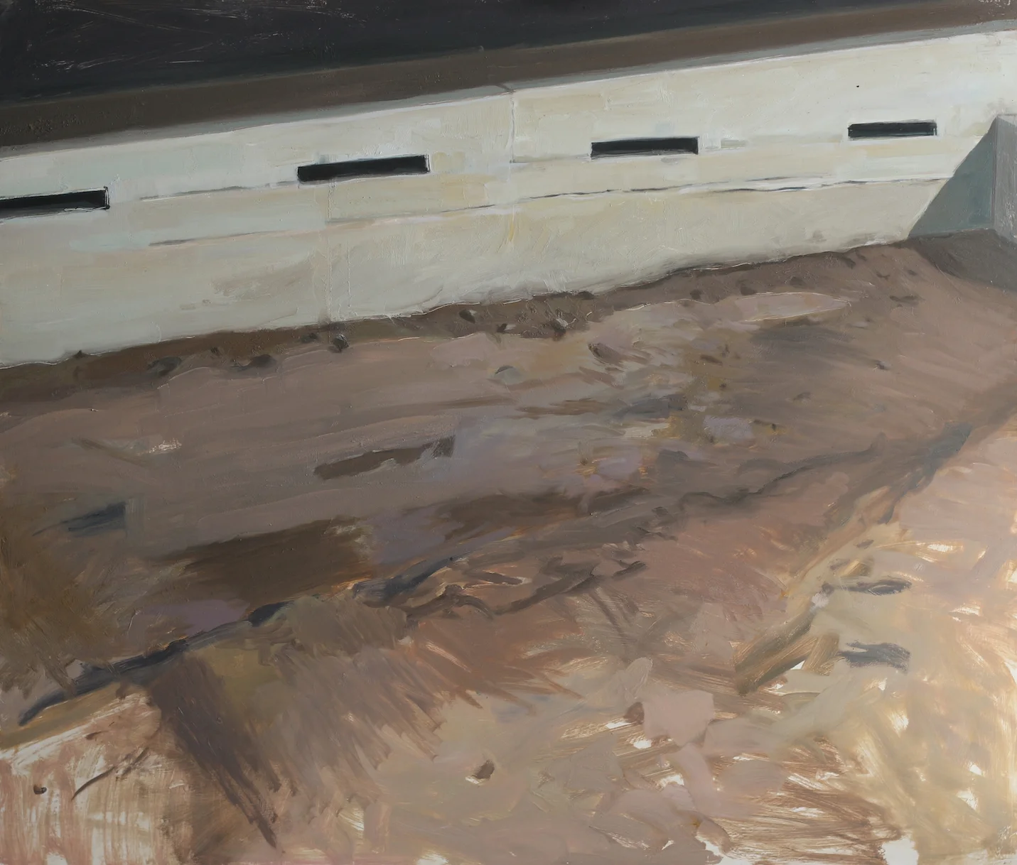 Dino Consalvo "Empty pool" oil on board 1200 x 1400mm