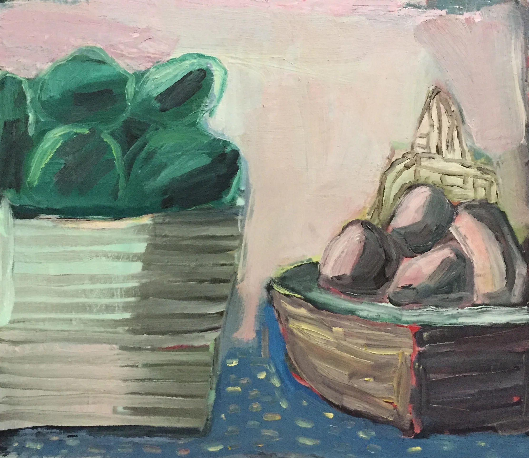 Michelle Brodie Gathering Vessels 2015 oil on board 35 x 40cm 