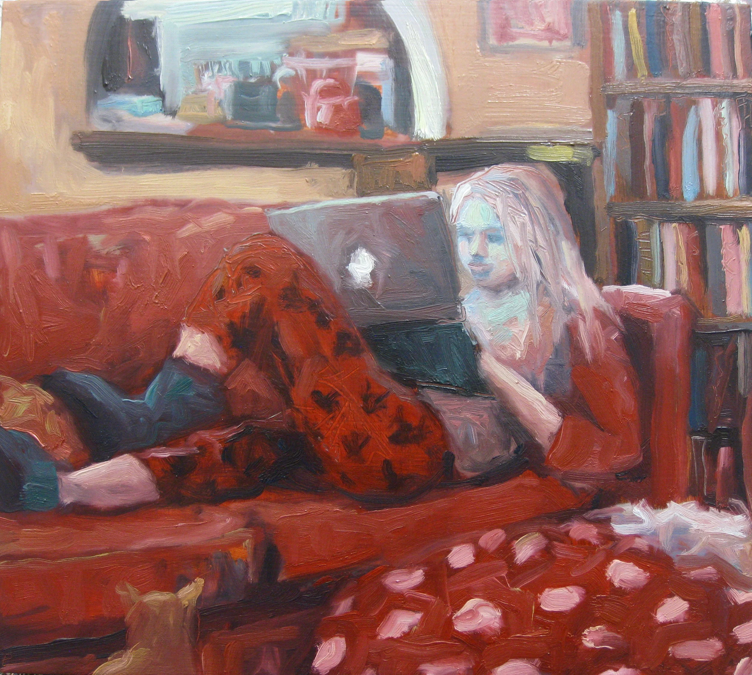 Screen tan 2016 oil on board 45 x 50cm AVAILABLE FROM THE GALLERY please contact info@gallery139.com.au or 0434 886 450 to arrange a viewing. 