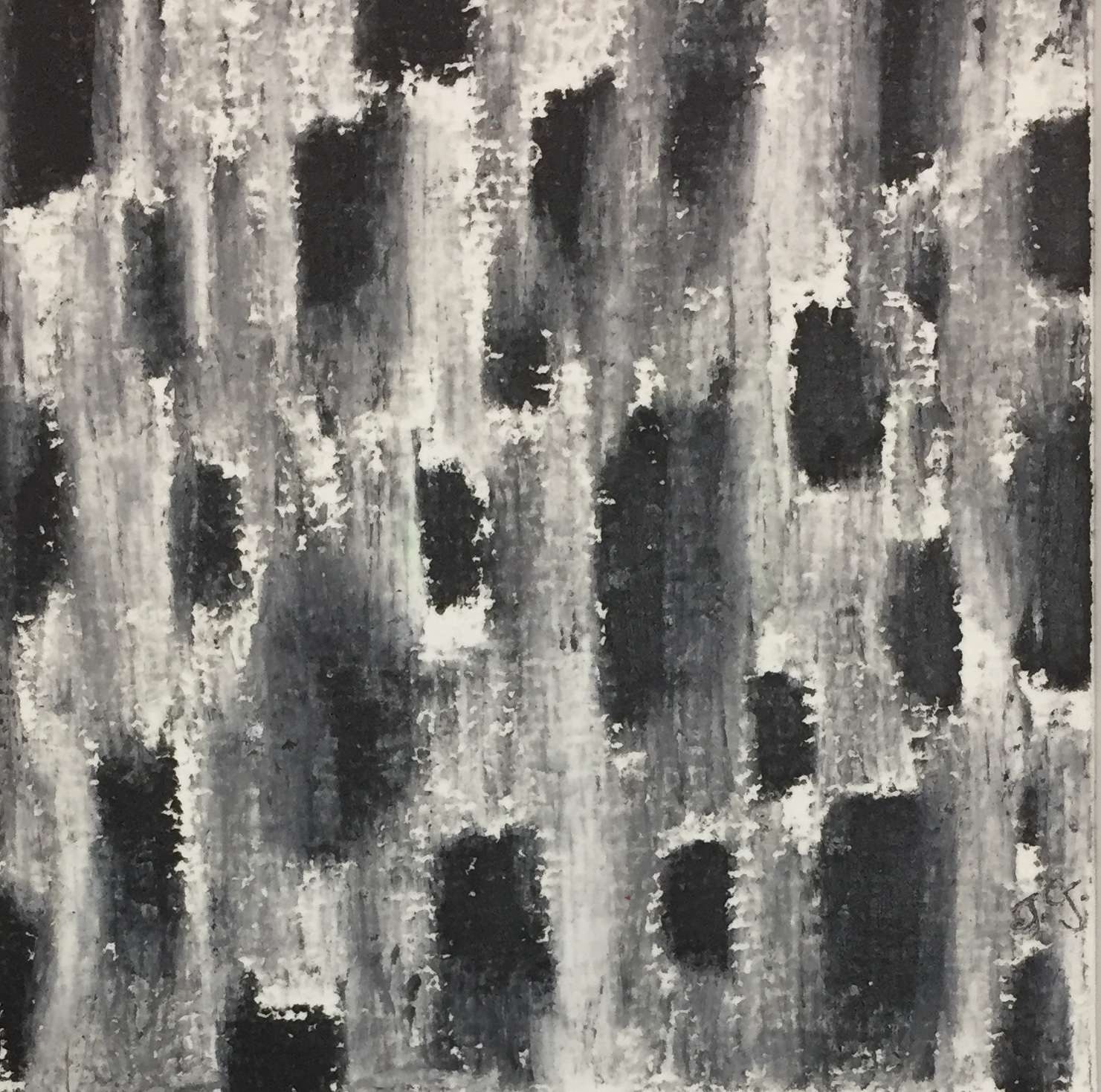 Janelle Goldman_Black and White_oil pastel.JPG