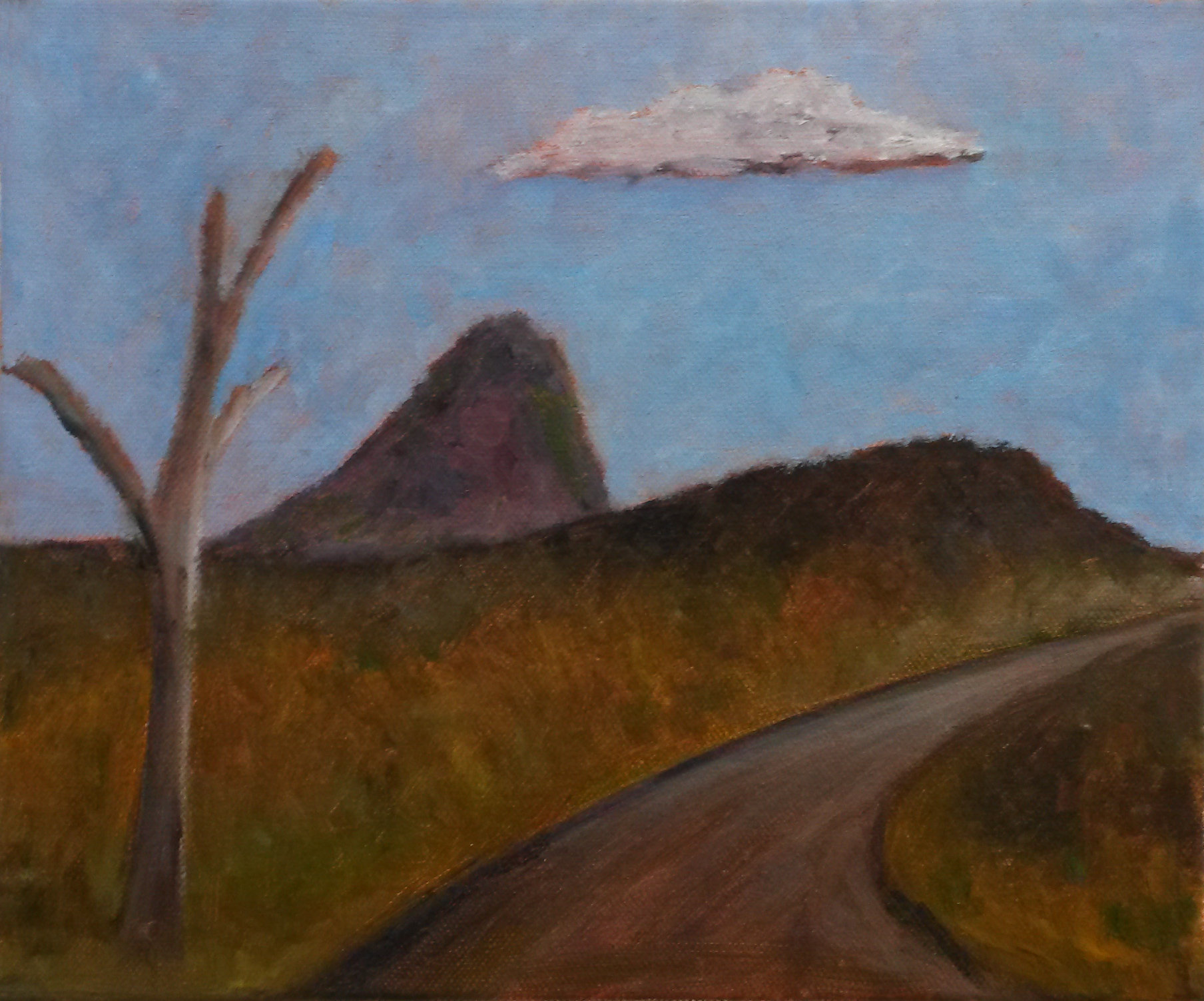 Malcolm Sands Bylong Valley Way Size: 30.5 x 25.5cm medium: Oil on Canvas Price: $220.00.jpg