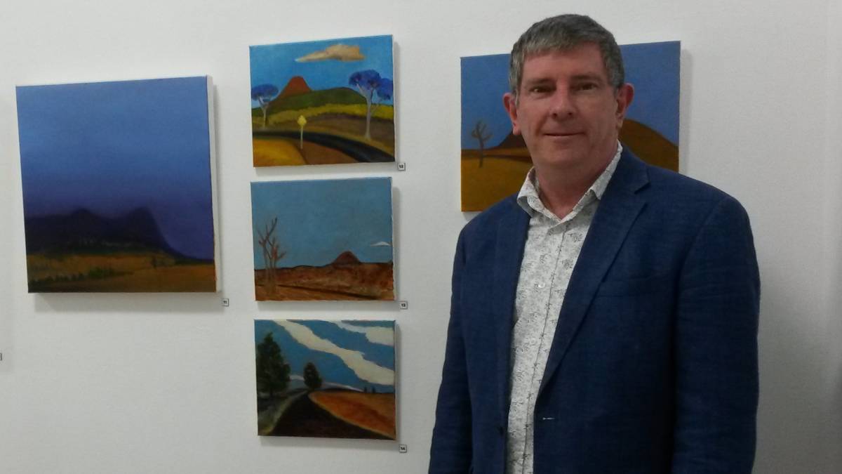 MEANINGFUL: Malcolm Sands makes art around ideas and places that are significant to him. Picture: supplied