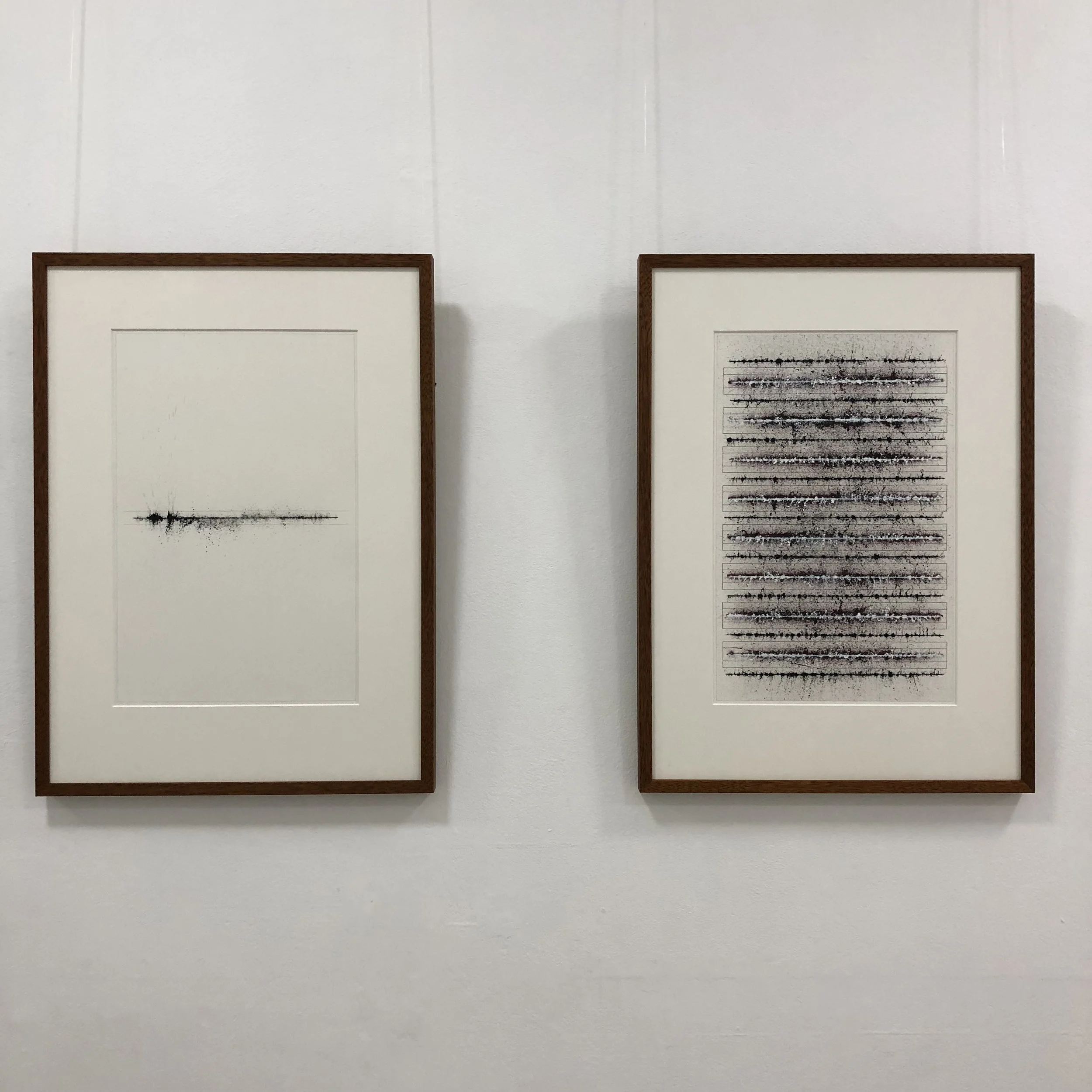 Ben Gallagher Mortar Lines 01.01BI - 02.01RP 2018 ink, graphic and coloured pencil on Arches paper 82 x 60cm inc frame $1800.00 Ben Gallagher Mortar Lines 17.01BI - 08.02RI – 08.01WI - 01GRIDBP 2018 ink, graphic and coloured pencil on Arches paper 82 x 60cm inc frame $1800.00