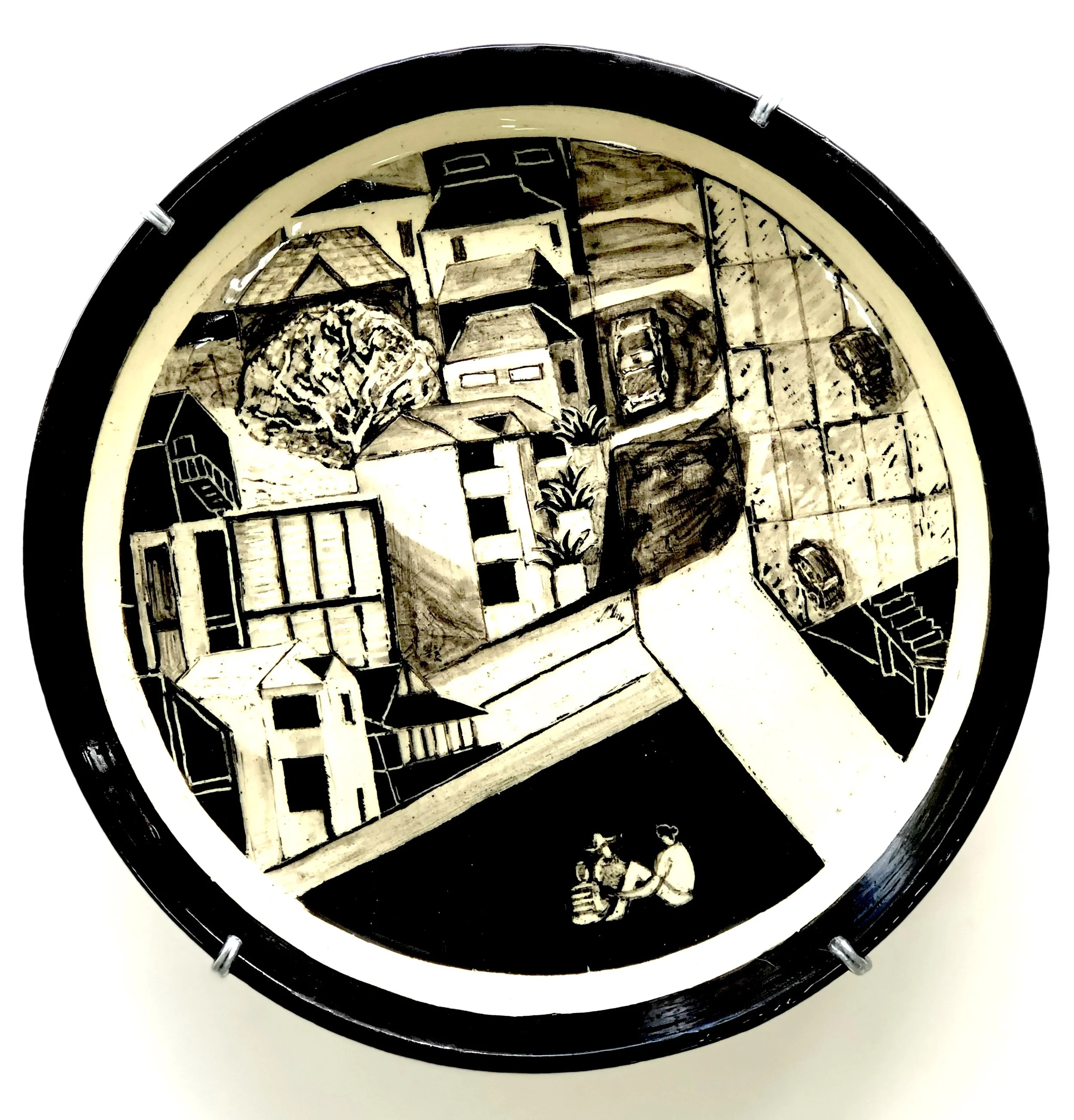 Paul Maher Memorial Drive picnic - Talk it up like yeah and sun hat 2018 stoneware $330.00