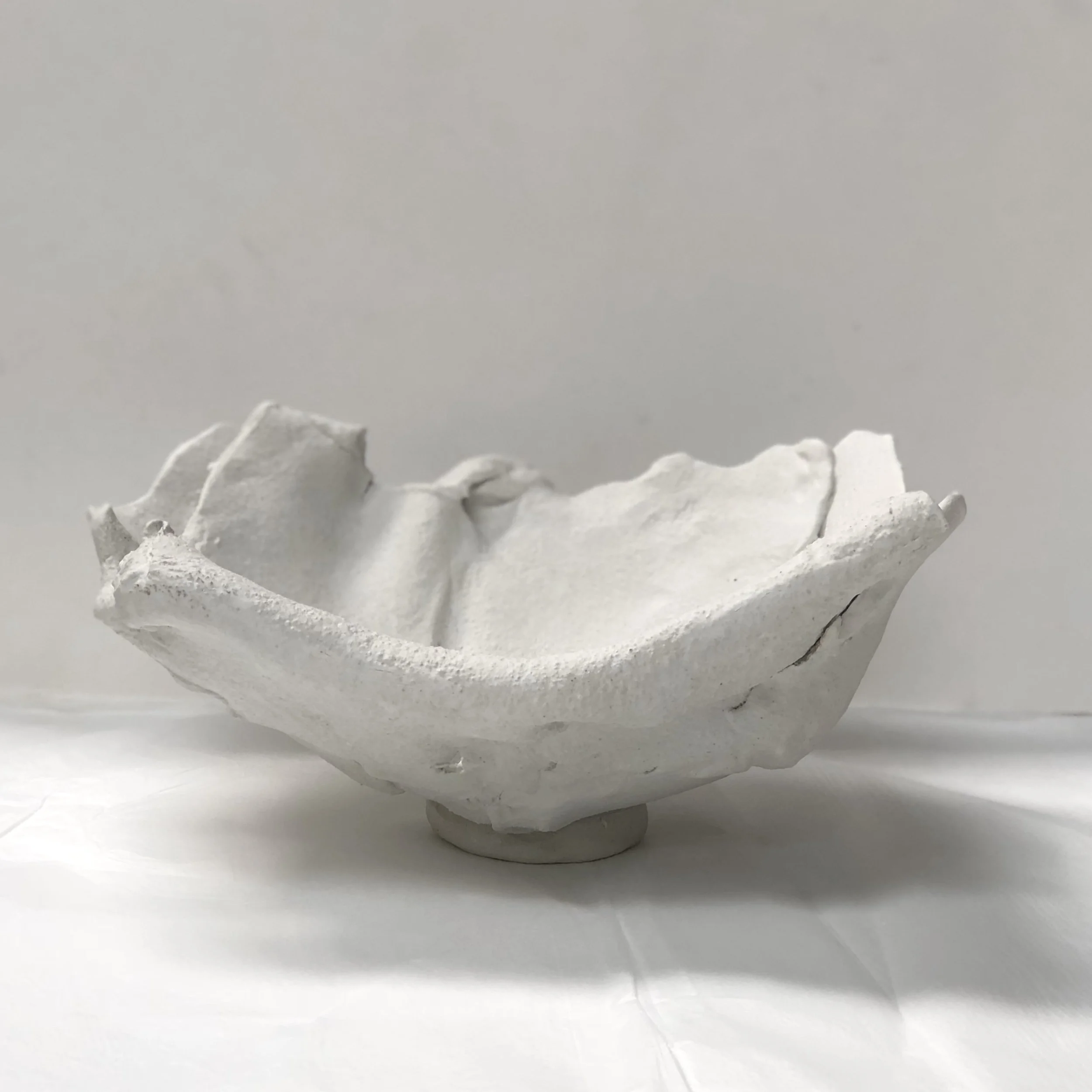 John Heaney White bowl 2017 stoneware $350.00