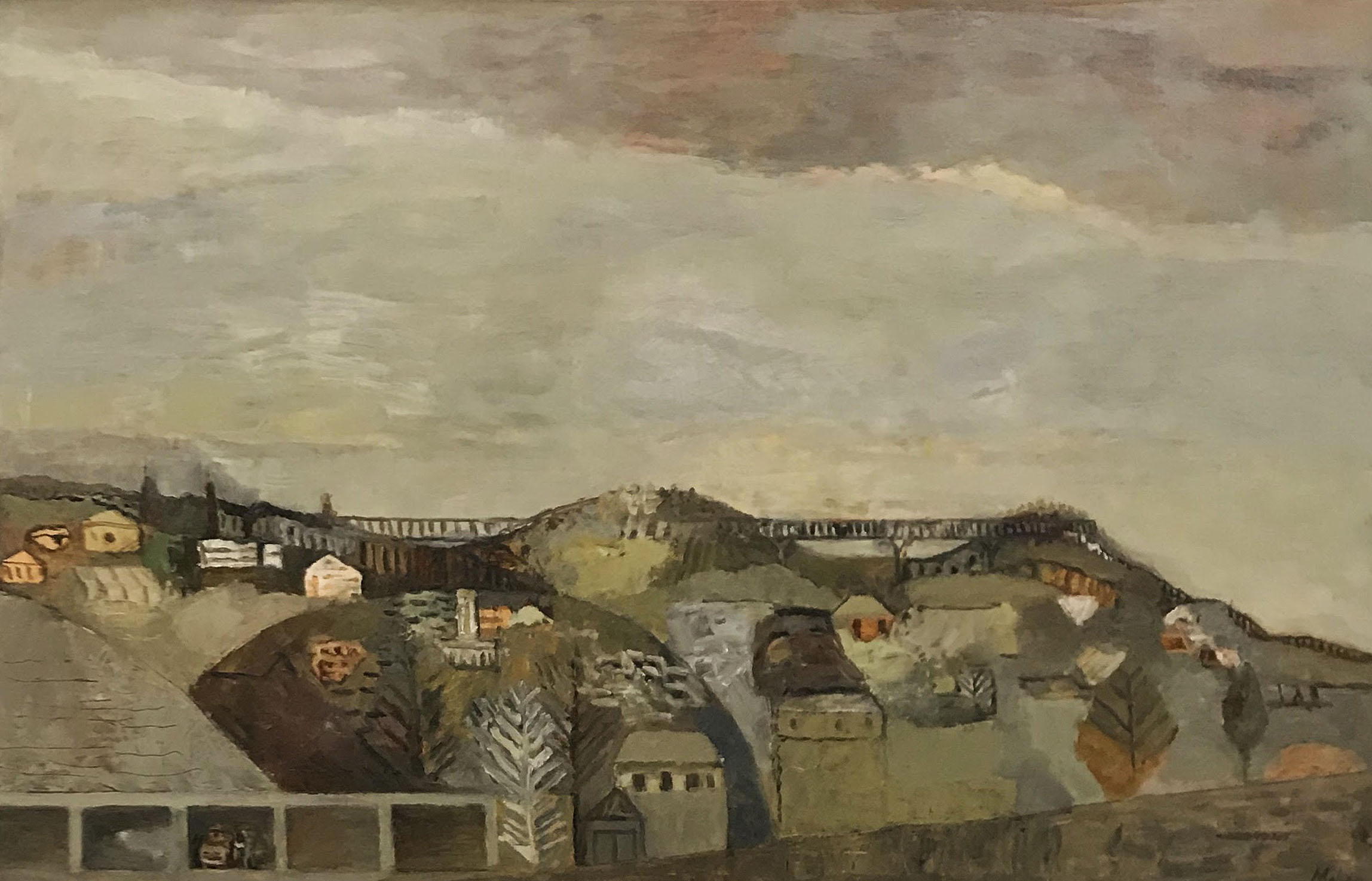 Paul Maher Anzac Walk - lowdown 2018 oil on canvas 85 x 125 cm PURCHASED