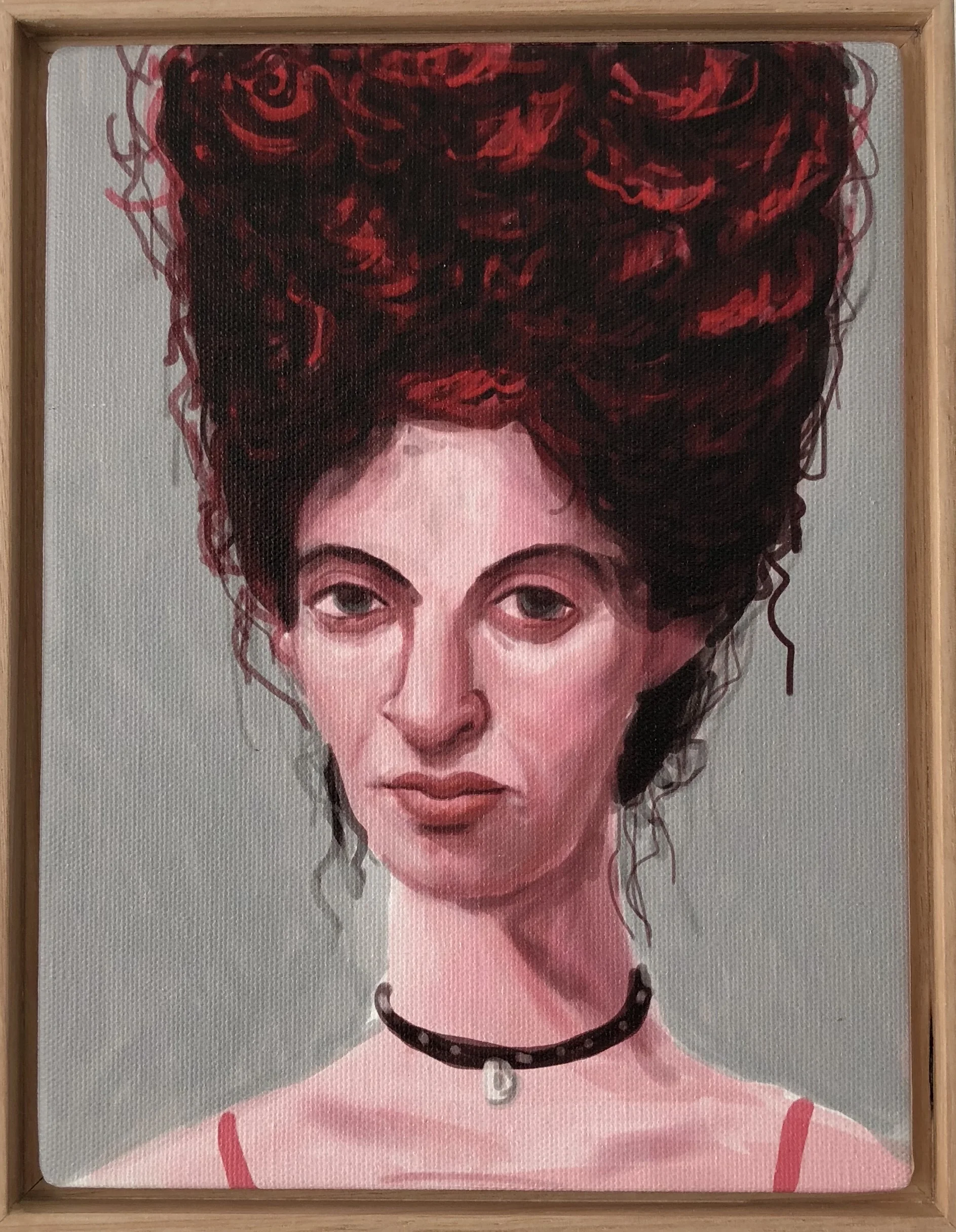 Peter Lankas Crimson mood 2018 ipad drawing, archival print on canvas framed 23.5 x 18cm framed Artist Proof + edition of 10 $285.00 each (AP + 10 available) edition includes framing