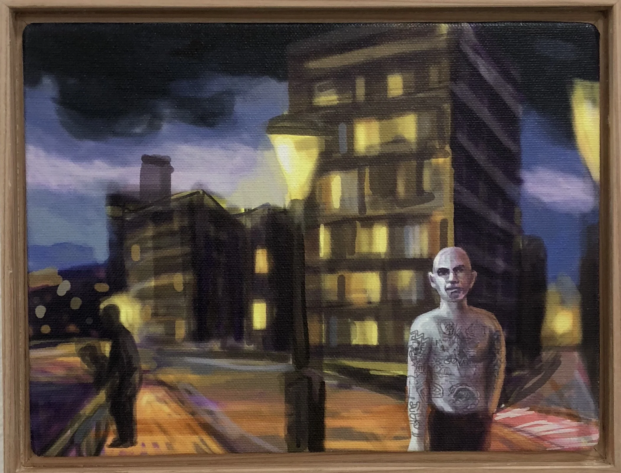 Peter Lankas Eastend walkabout 2018 ipad drawing, archival print on canvas 18 x 23.5cm framed Artist Proof + edition of 10 $285.00 each (AP + 10 available) edition includes framing