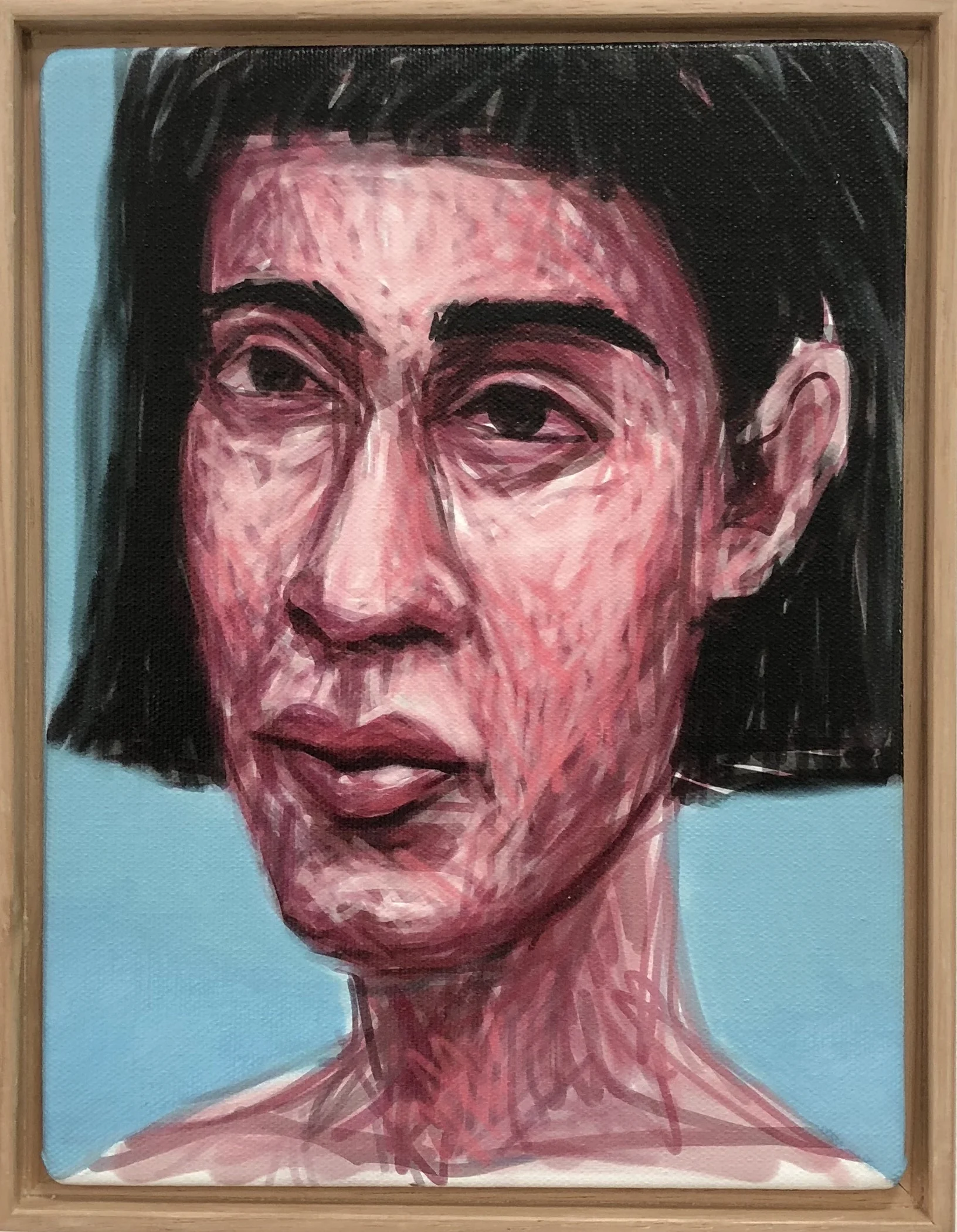 Peter Lankas Reva’s reflection 2018 ipad drawing, archival print on canvas 23.5 x 18cm framed Artist Proof + edition of 10 $285.00 each (AP + 10 available) edition includes framing