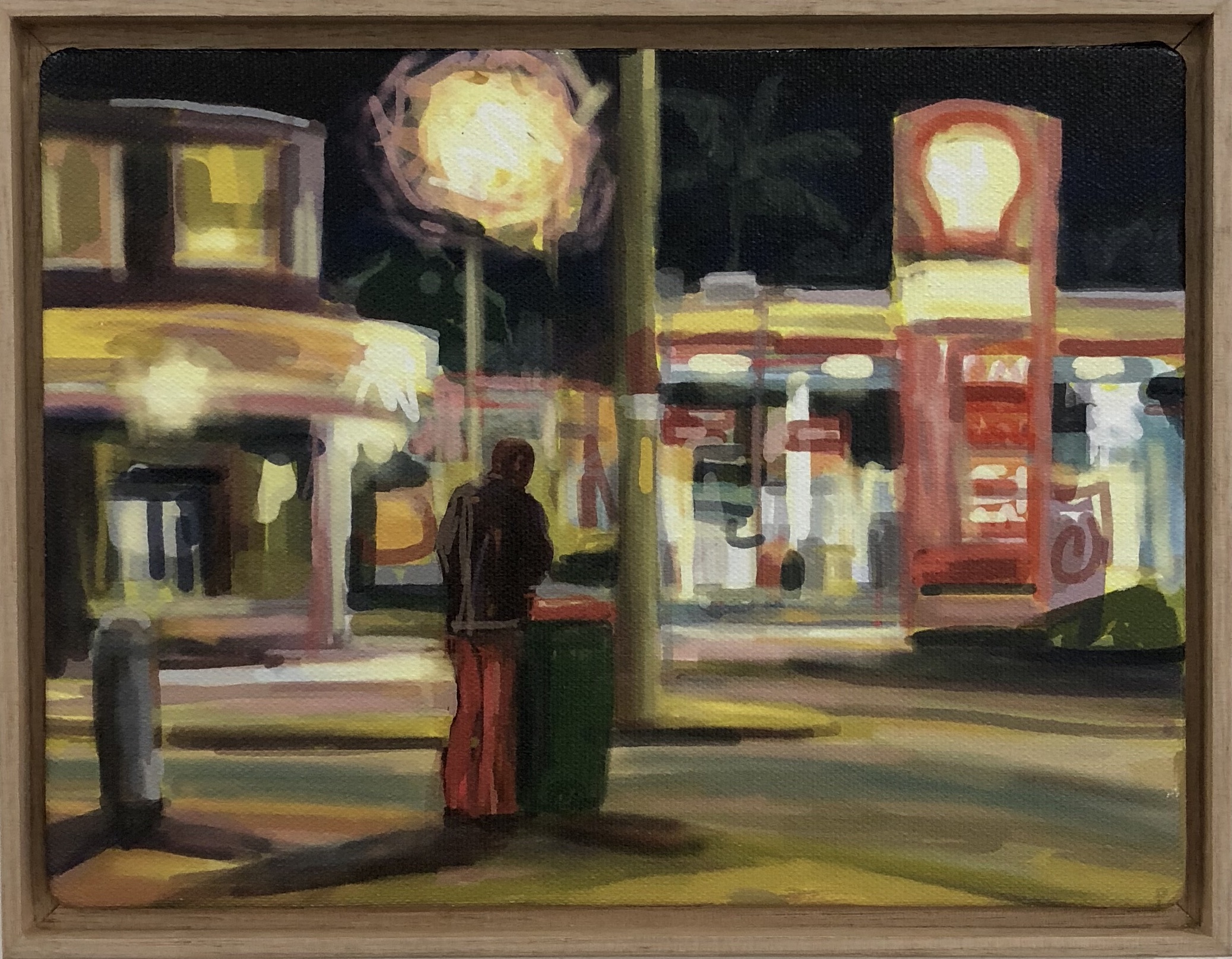 Peter Lankas Bin easel 2018 ipad drawing, archival print on canvas 23.5 x 18cm framed Artist Proof + edition of 10 $285.00 each (AP + 10 available) edition includes framing