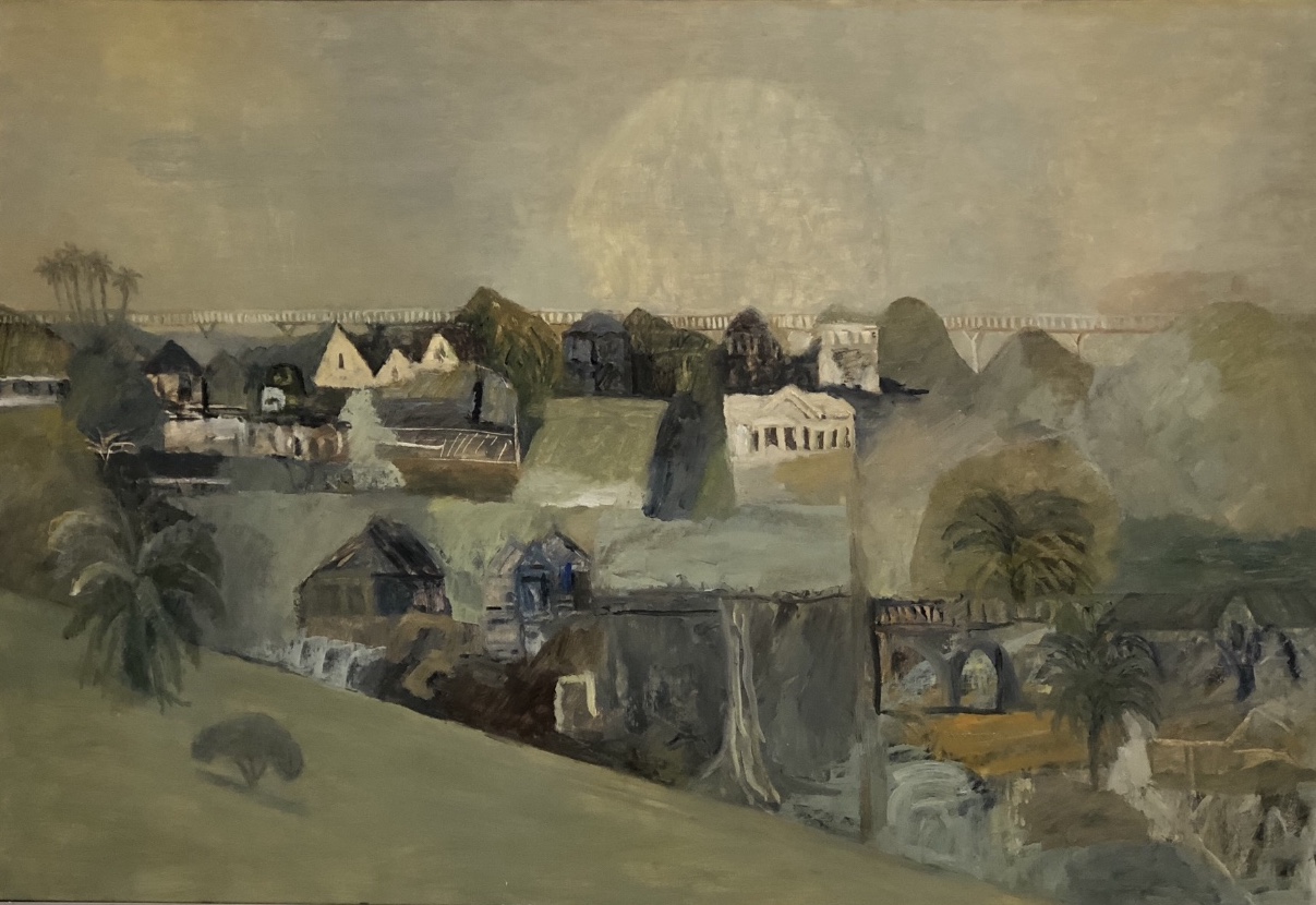 Paul Maher Anzac Walk - moon rising 2018 oil on canvas 85 x 125cm PURCHASED