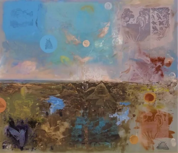 John Earle Wilder Sky 2019 oil on board 60 x 70cm $1850.00