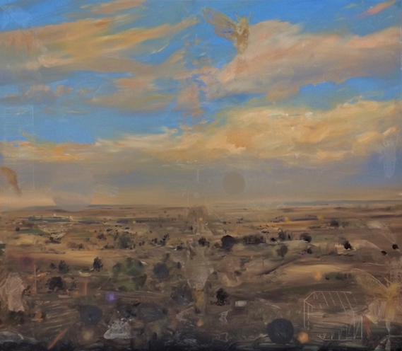 John Earle Golden Plains 2019 oil on board 60 x 70cm $1850.00