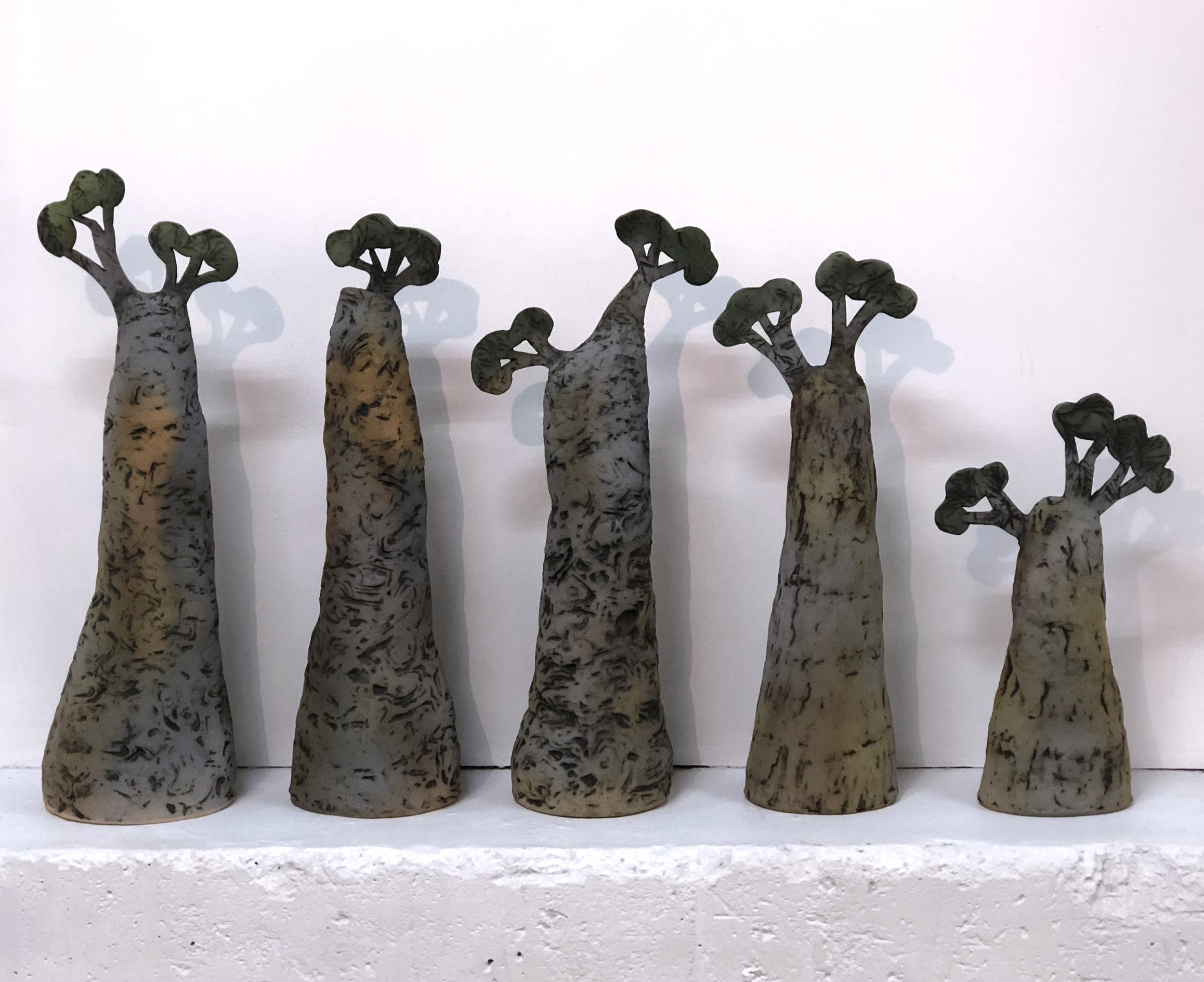 15. Sharon Taylor The Gathering ceramic installation various sizes $175.00each