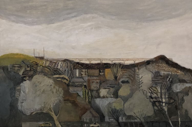 Paul Maher Anzac Walk - golden age 2018 oil on canvas 85 x 125cm framed $1100.00