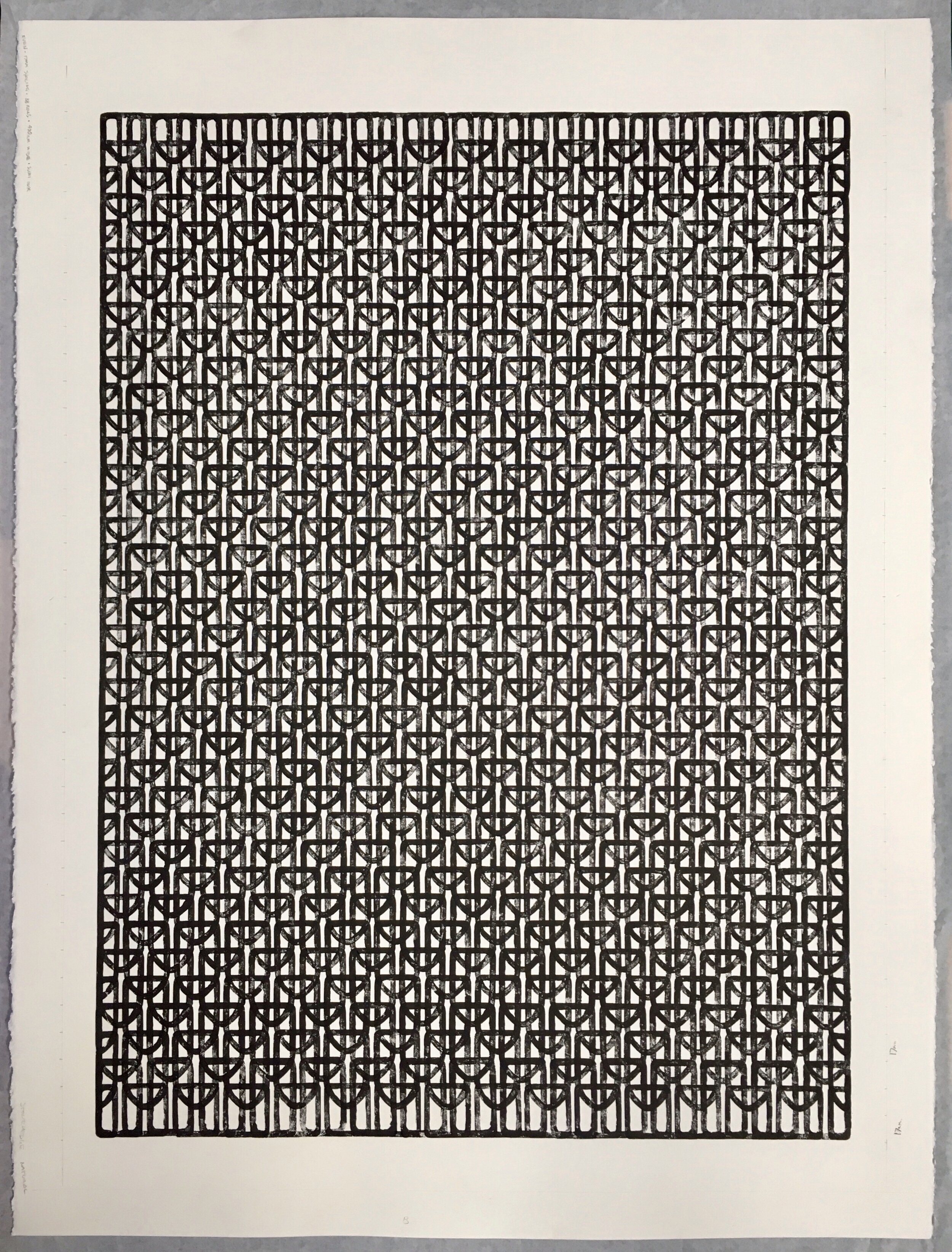  Benjamin Gallagher  24 Trigg's Lane  2020 Soot and graphite on paper Artwork H64.5cm x W47cm Paper H76cm x W56.5 