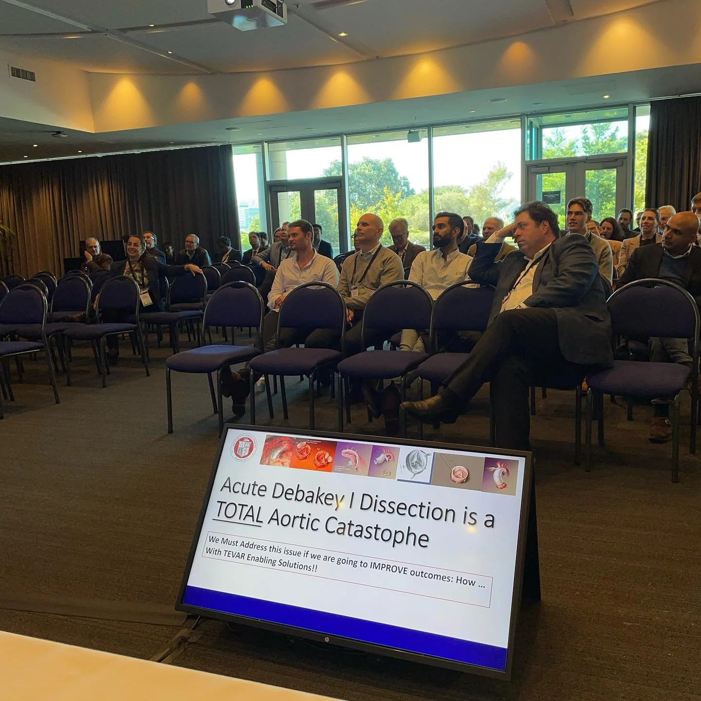 Chairing a session on aortic surgery. #aorticdisssection #typeA #aorta #cardiacsurgery #cardiothoracicsurgery #cts #surgery