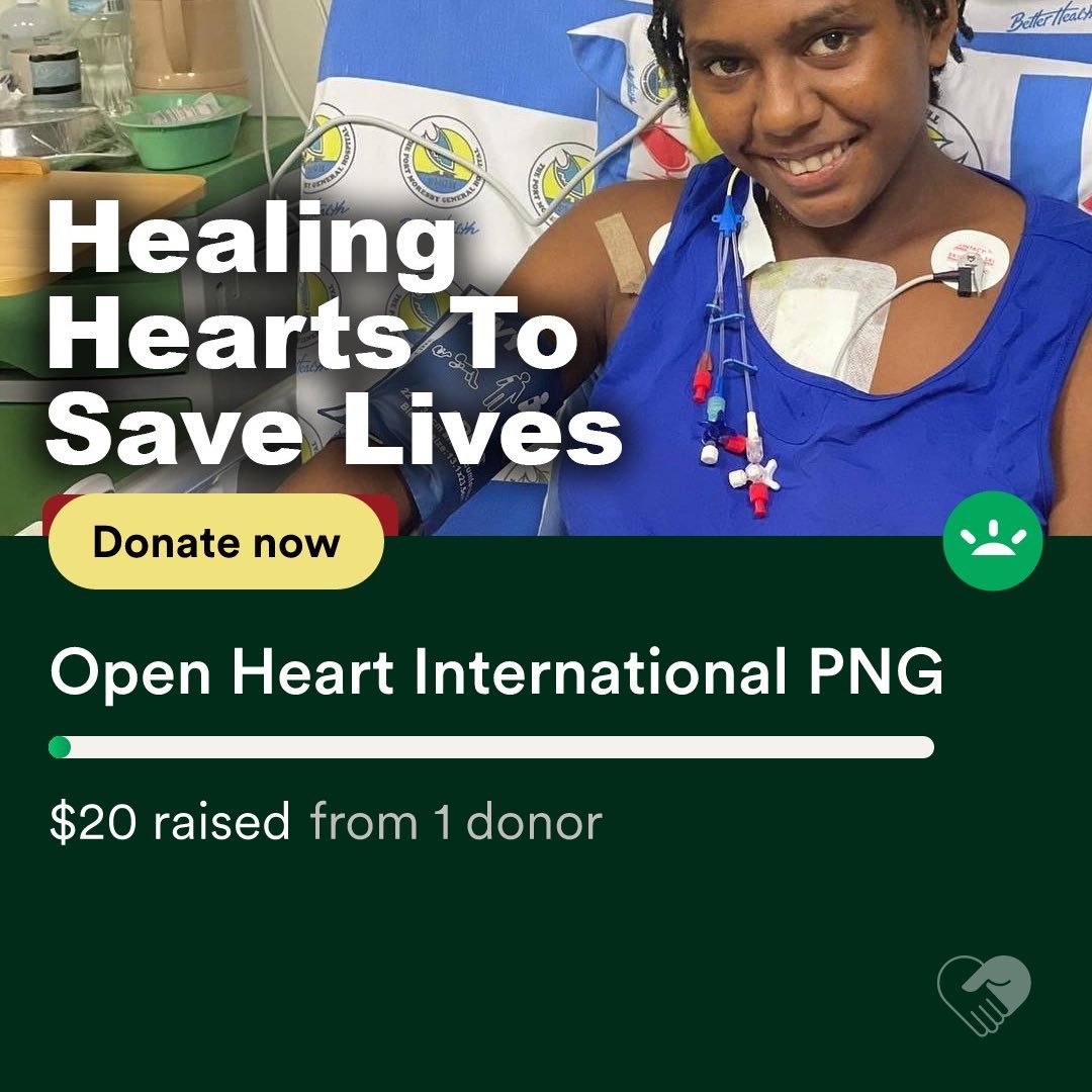 I&rsquo;m going to Papua New Guinea as part of an Open Heart International team. The team works with the local team at Port Moresby General Hospital to provide cardiac surgery for the people of PNG who would otherwise struggle with shortened lives fr