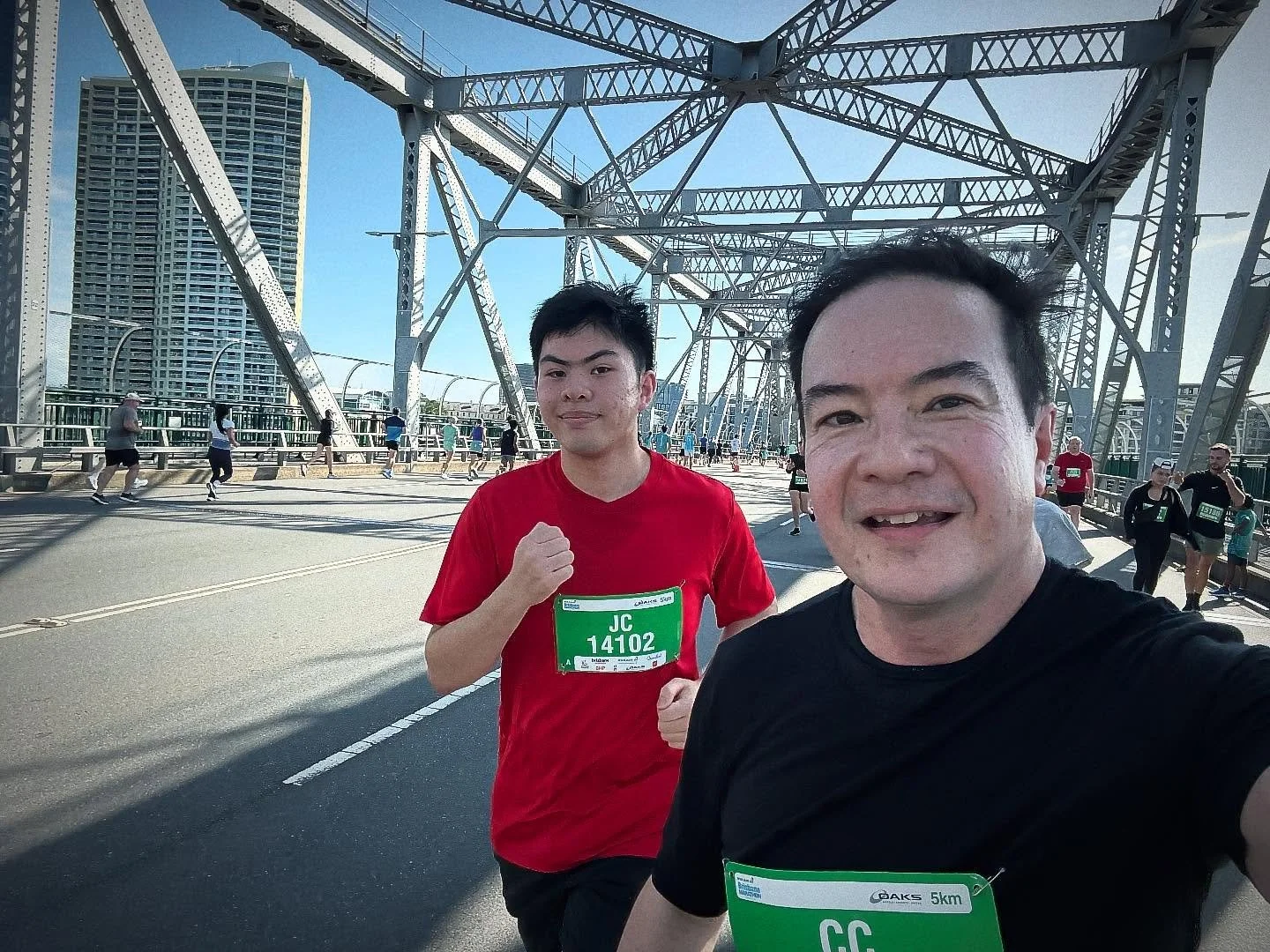 Getting my boys into #running. Did the #5K at the #brisbanemarathon. So much fun. Even more fun with my kids!