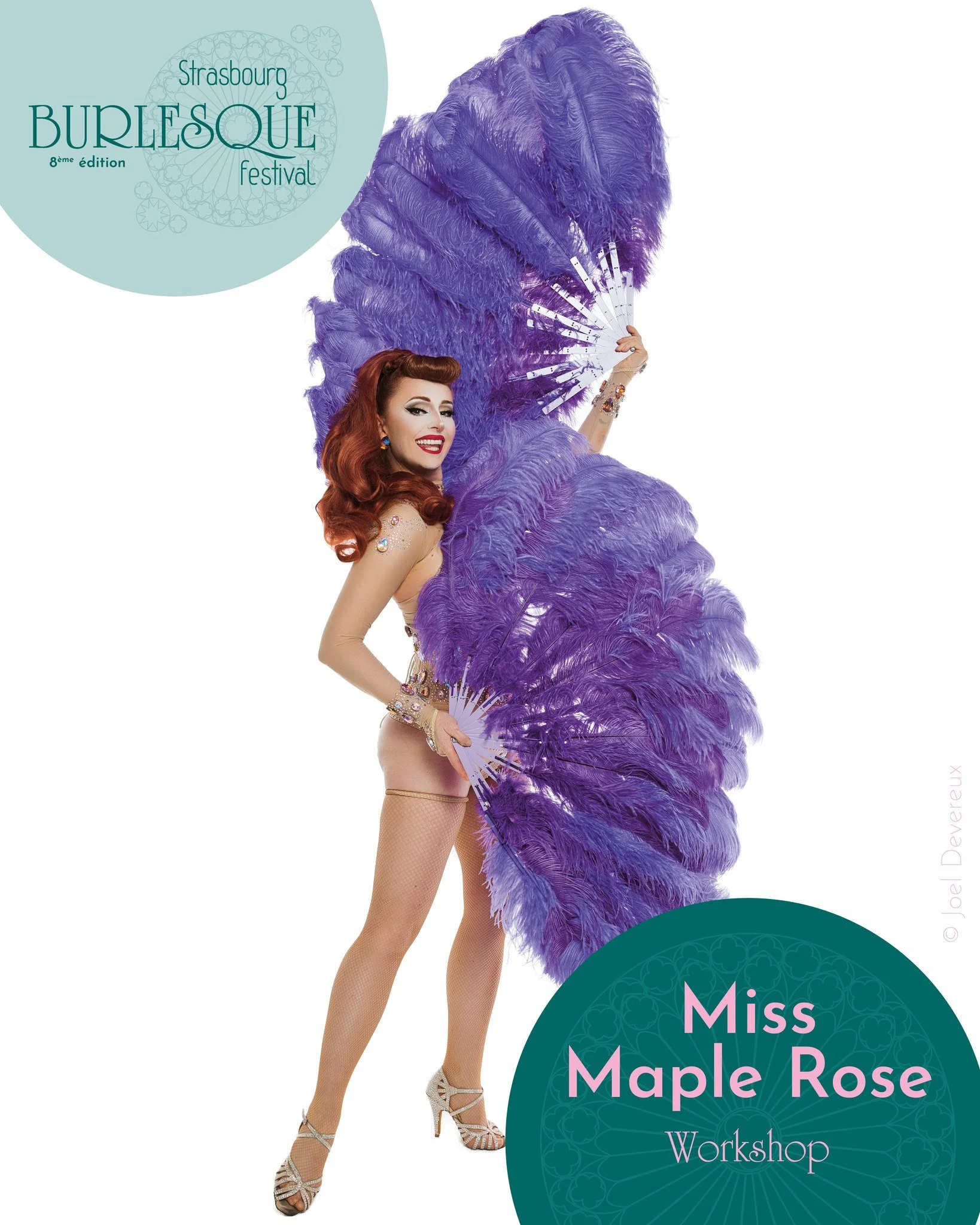 Strasbourg Burlesque Festival: Fan Dance Workshop - Grip Changes &amp; Tosses with Maple Rose 