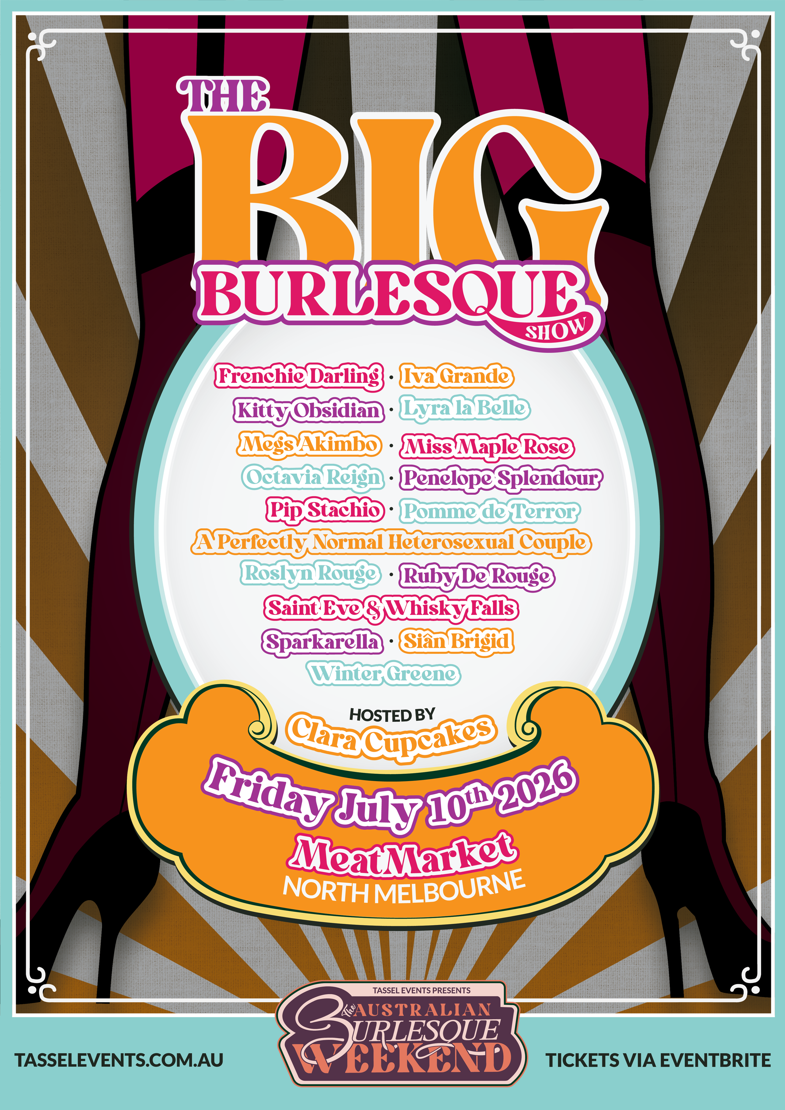 "The Big Burlesque Show" at Meat Market, Melbourne