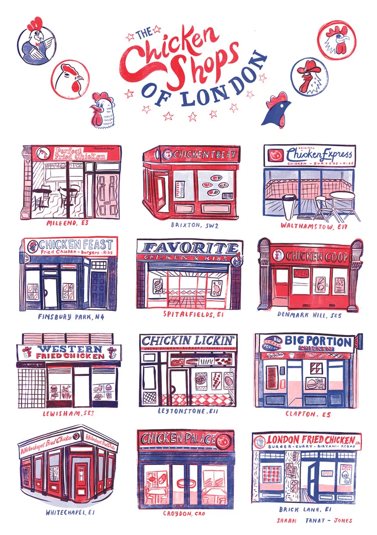  Above: the original work by Sarah 