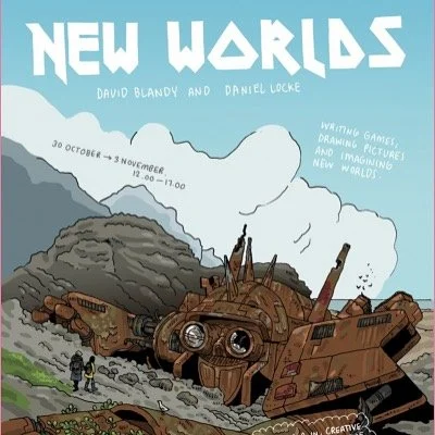 made a bunch of bits for the ECOMOFOS adjacent show @davidblandyrpgs and I are hanging tomorrow in Brighton at @phoenix_artspace . Come see us on Wednesday if you&rsquo;re in town.