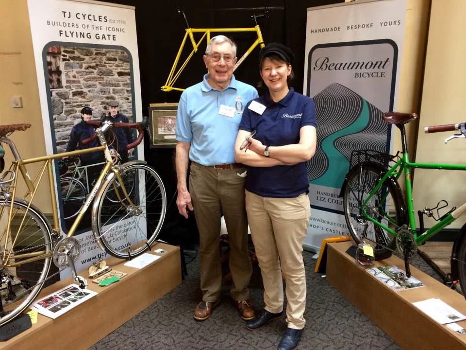 Trevor Jarvis and Liz Colebrook at Bespoked 2017 - Bristol. 