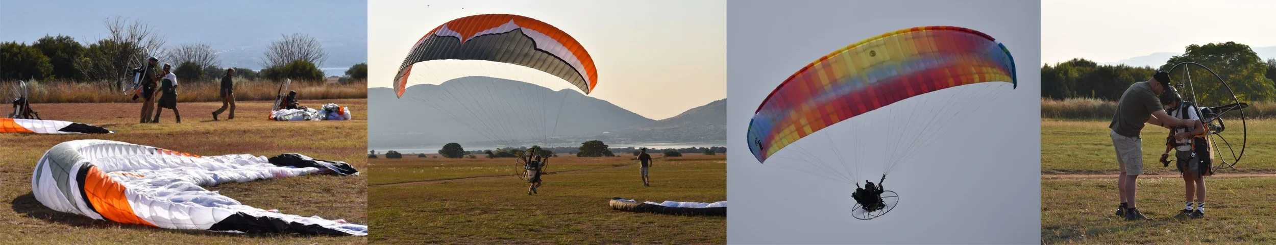 Paramotor flying and training at The Skywalk Adventure Park