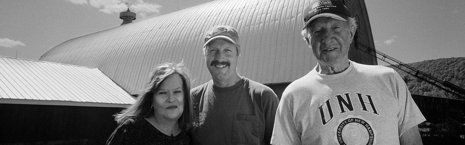 Barbara, Bob and Jim Williams at Mt. Toby Farm