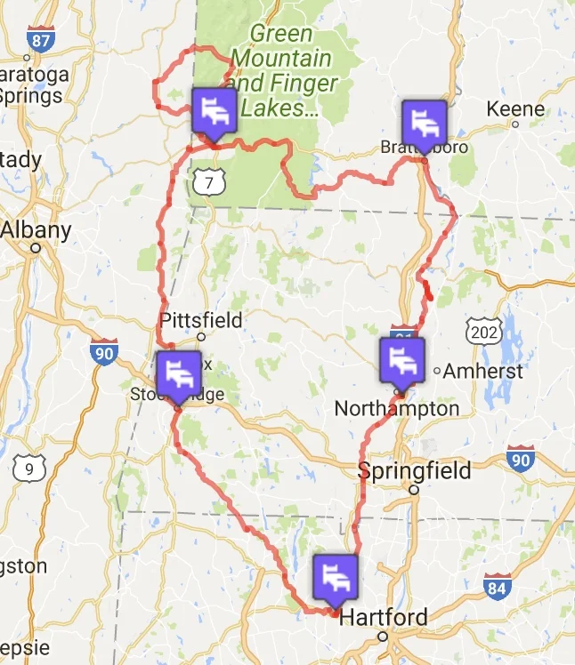 Our four-state route