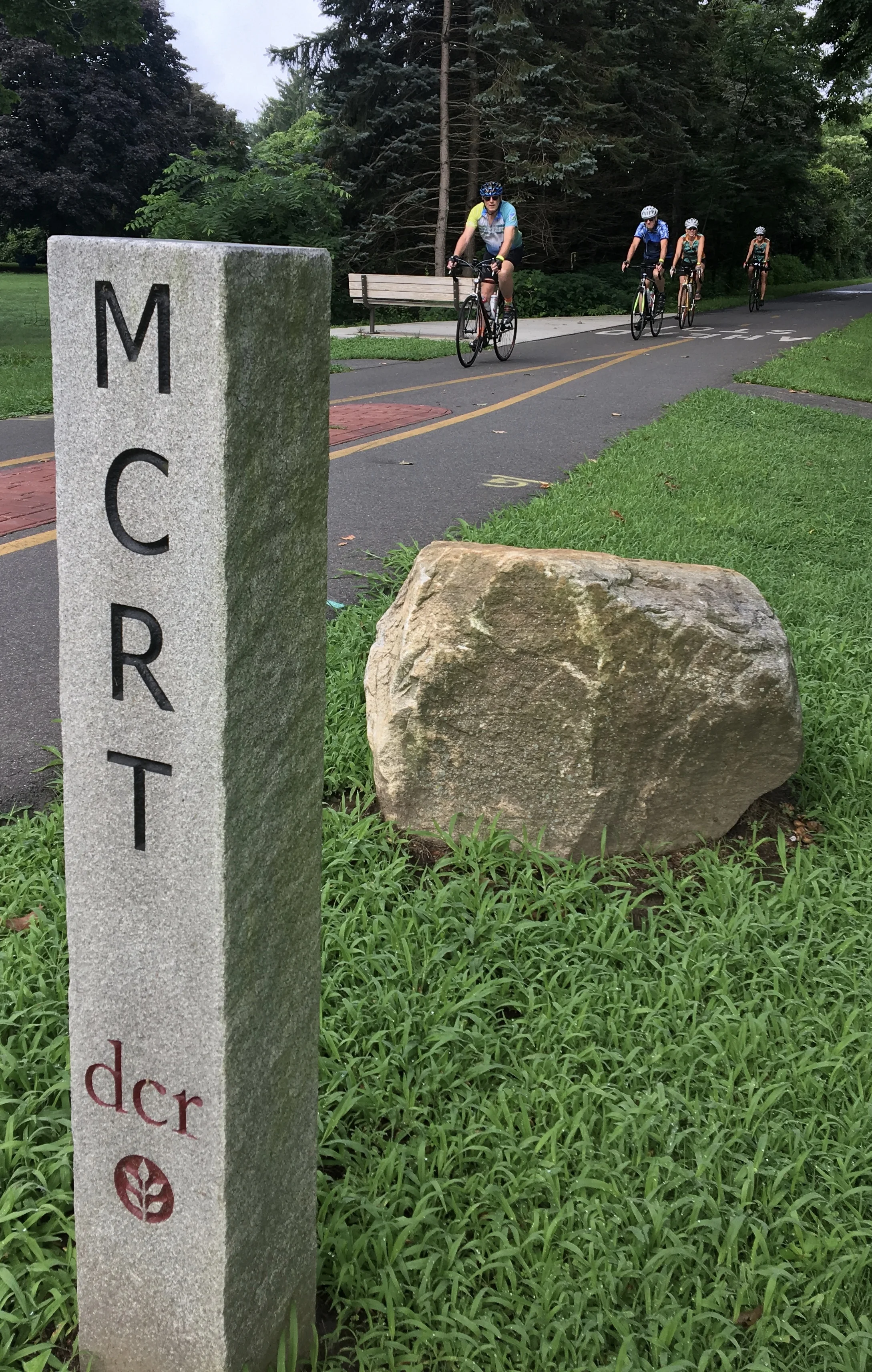 Riders roll along the Mass Central Rail Trail
