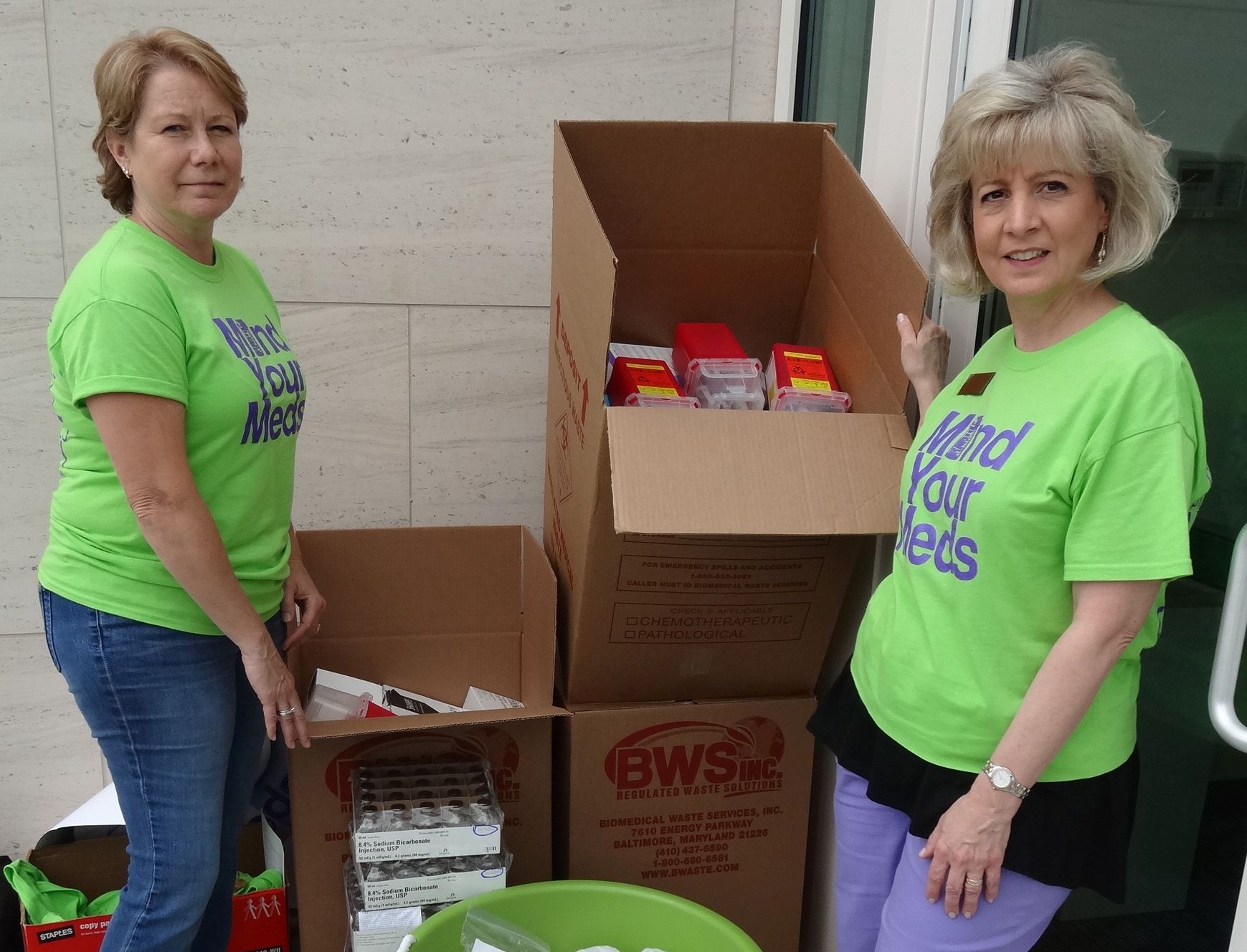 Needles, syringes and EpiPens collected